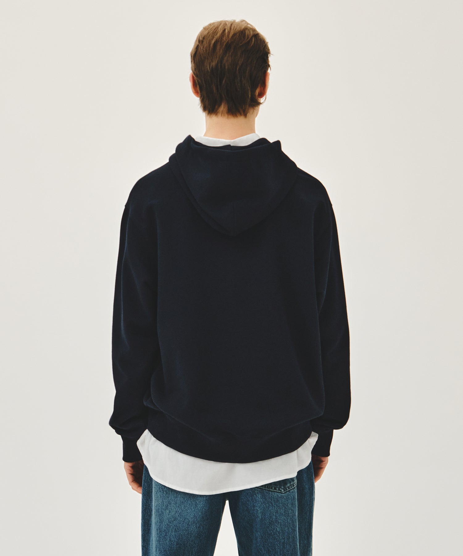 Marithe & Francois Girbaud - Embo Classic Logo Hoodie (Navy) product image 3 | TRAB K-Fashion Australia