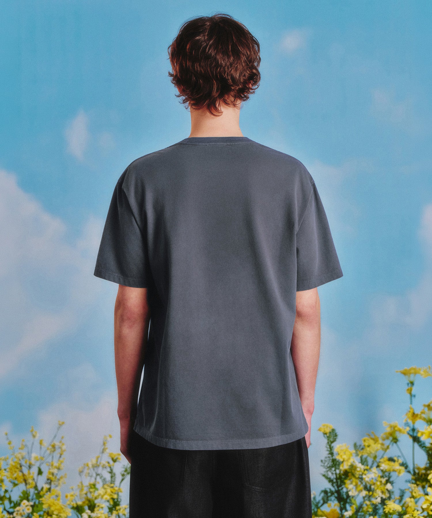 Marithe & Francois Girbaud - Mickey_vintage Washed Tee (Charcoal) product image 3 | TRAB K-Fashion Australia