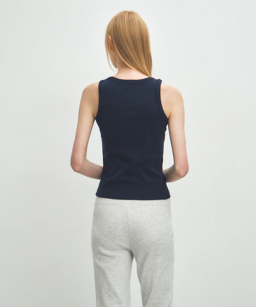 Marithe & Francois Girbaud - Basic Sleeveless (Navy) product image 3 | TRAB K-Fashion Australia