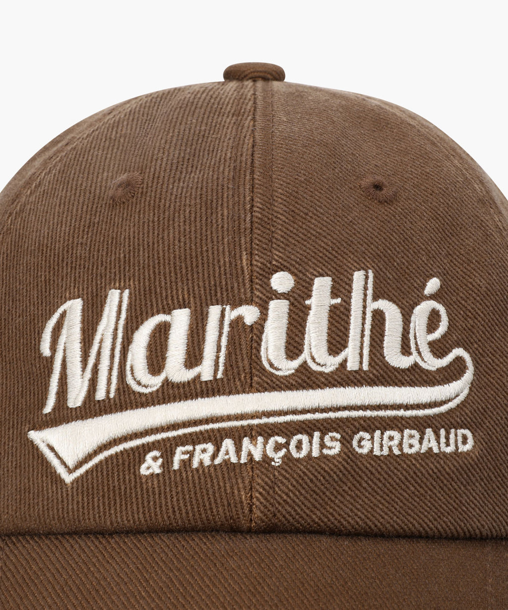Marithe & Francois Girbaud - Vintage Baseball Graphic Cap (Brown) product image 3 | TRAB K-Fashion Australia