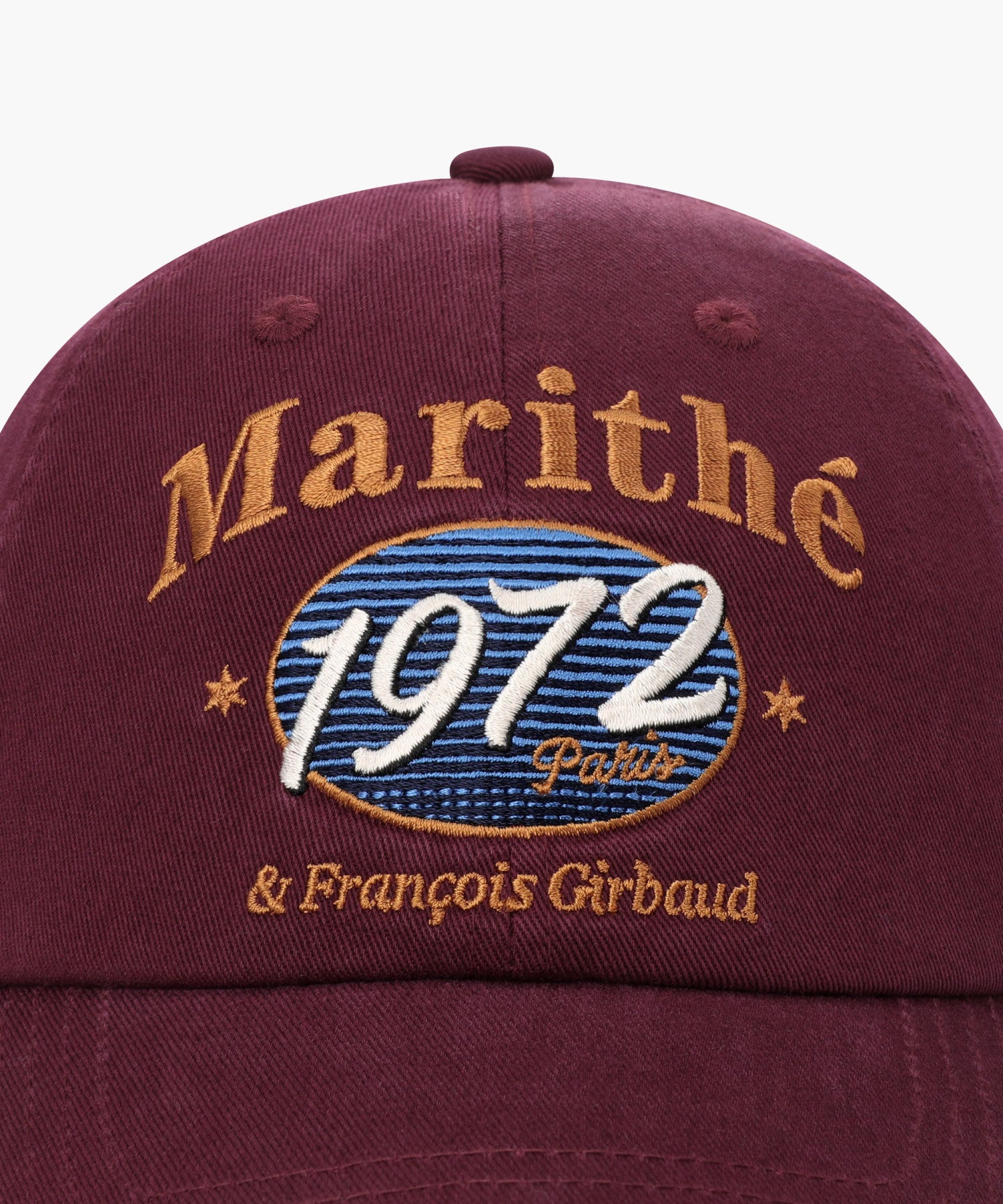 Marithe & Francois Girbaud - Ellipse Graphic Cap (Burgundy) product image 3 | TRAB K-Fashion Australia