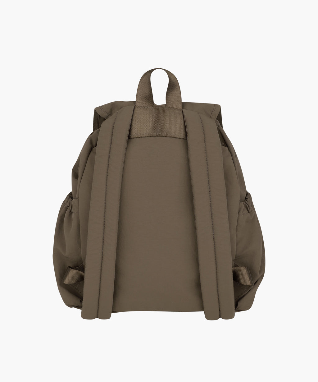 Marithe & Francois Girbaud - Classic Logo Stopper Pocket Backpack (Brown) product image 3 | TRAB K-Fashion Australia