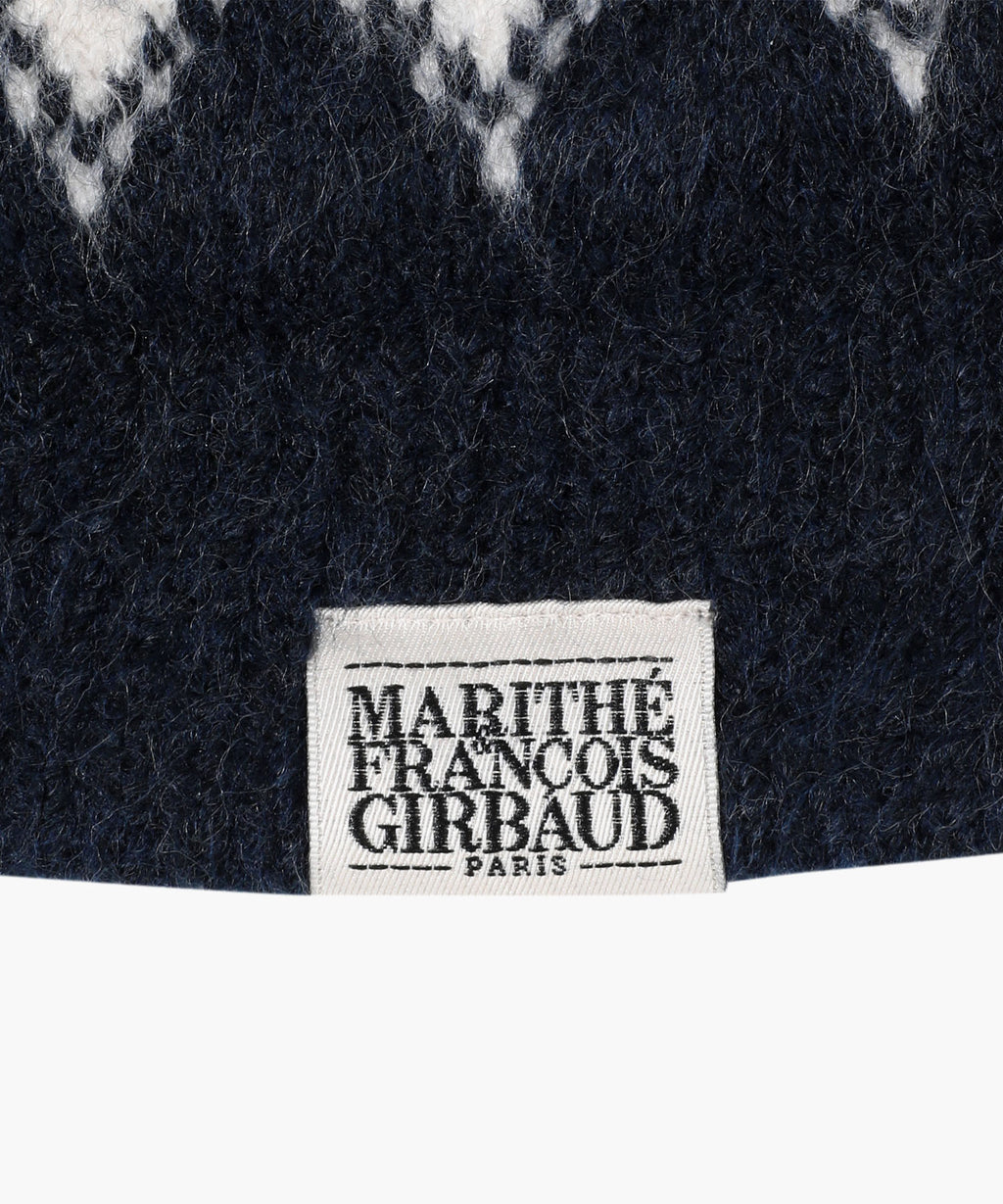 Marithe & Francois Girbaud - Fairisle Beanie (Navy) product image 3 | TRAB K-Fashion Australia
