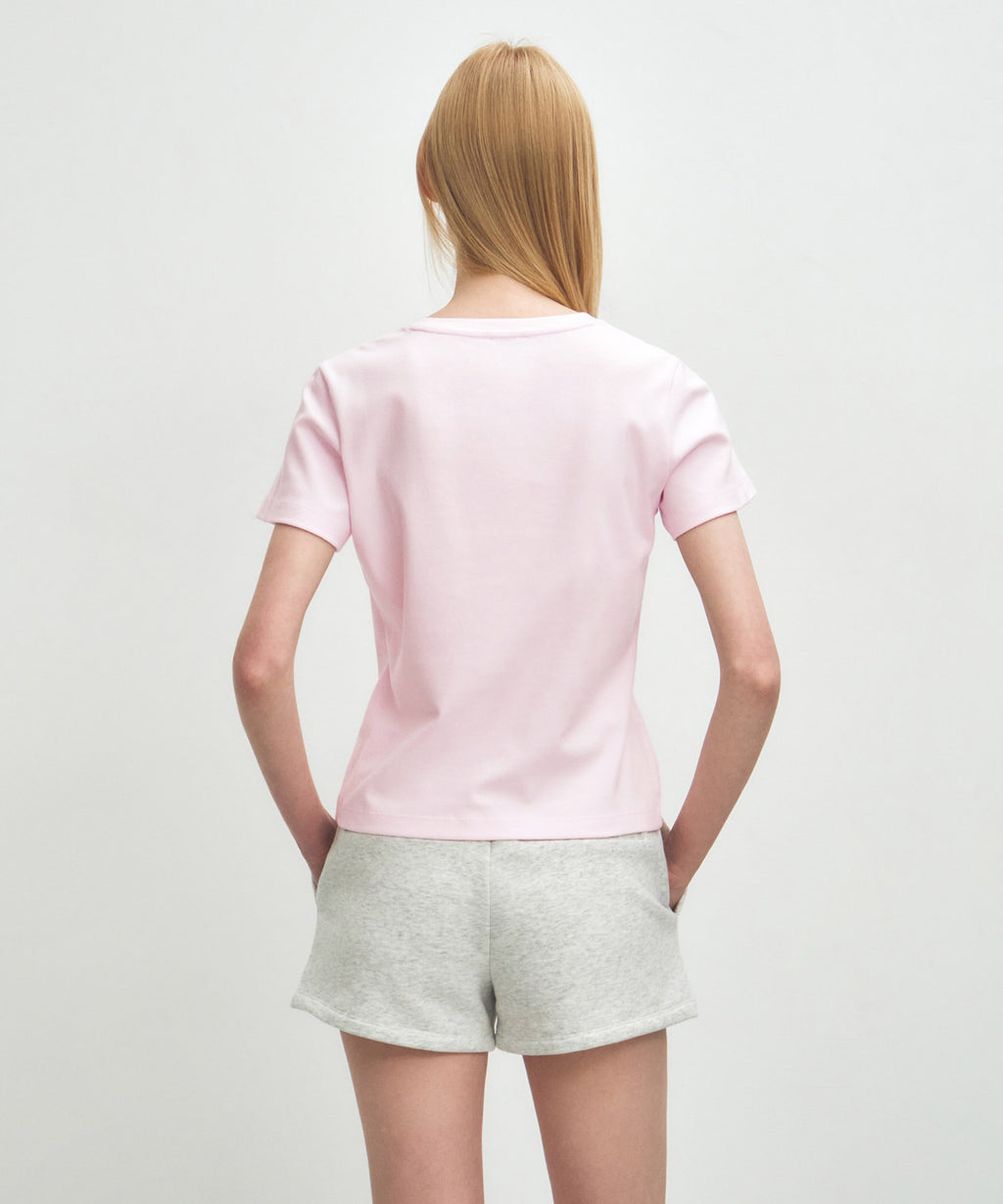 Marithe & Francois Girbaud - Basic Tee (Light Pink) product image 3 | TRAB K-Fashion Australia