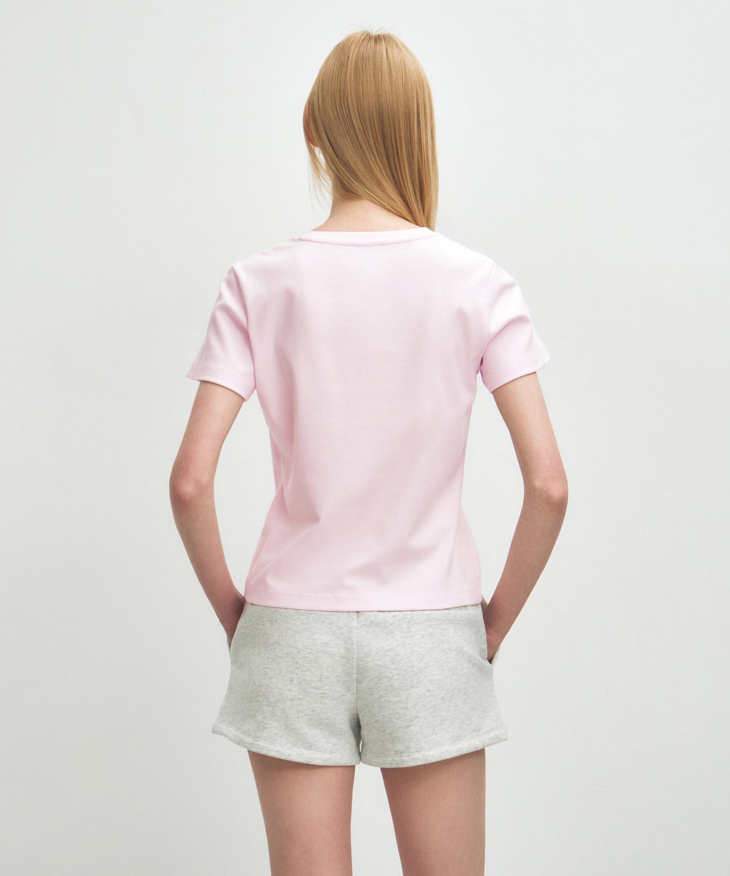 Marithe & Francois Girbaud - Basic Tee (Light Pink) product image 3 | TRAB K-Fashion Australia