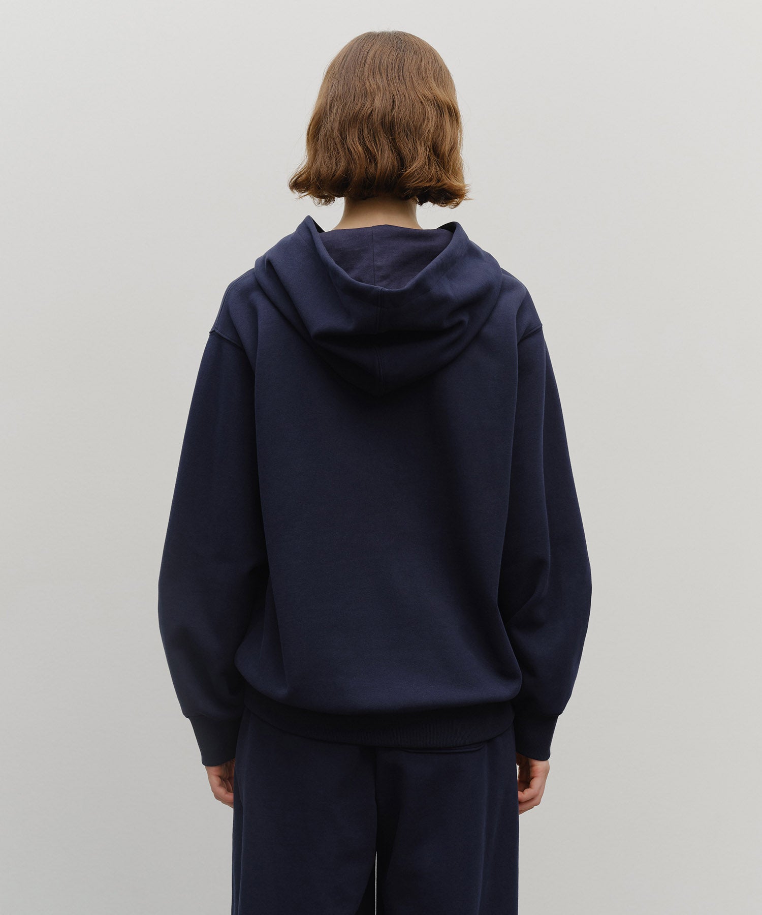 Marithe & Francois Girbaud - Crown Crest Symbol Hoodie (brushed) (Navy) product image 3 | TRAB K-Fashion Australia