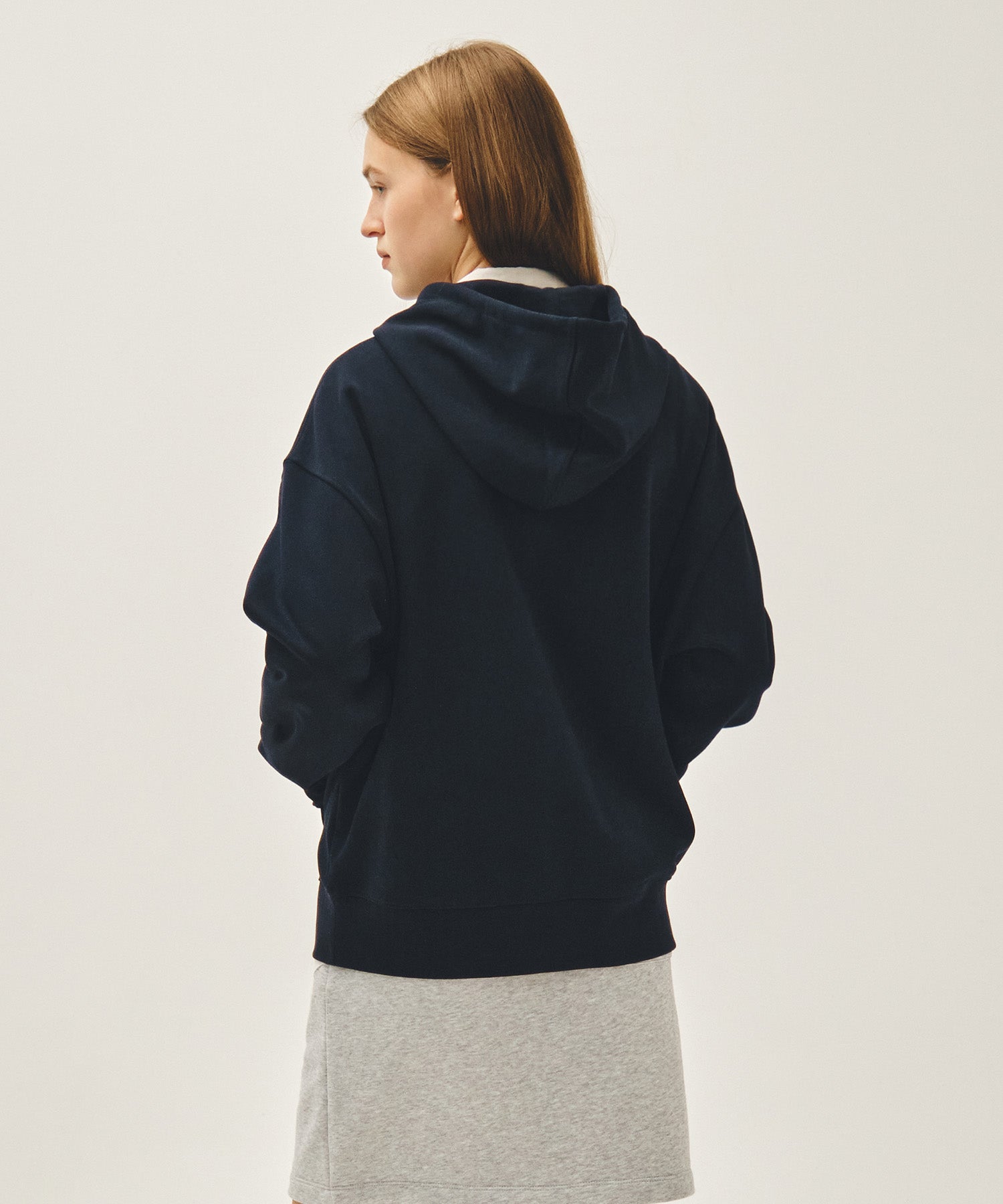Marithe & Francois Girbaud - Small Classic Logo Hoodie (Navy) product image 3 | TRAB K-Fashion Australia