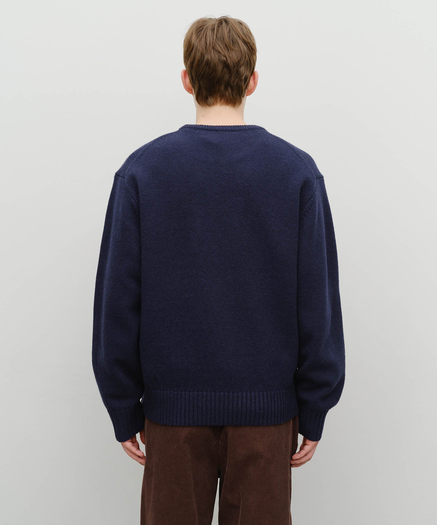 Marithe & Francois Girbaud - Applique Knit Pullover (Navy) product image 3 | TRAB K-Fashion Australia