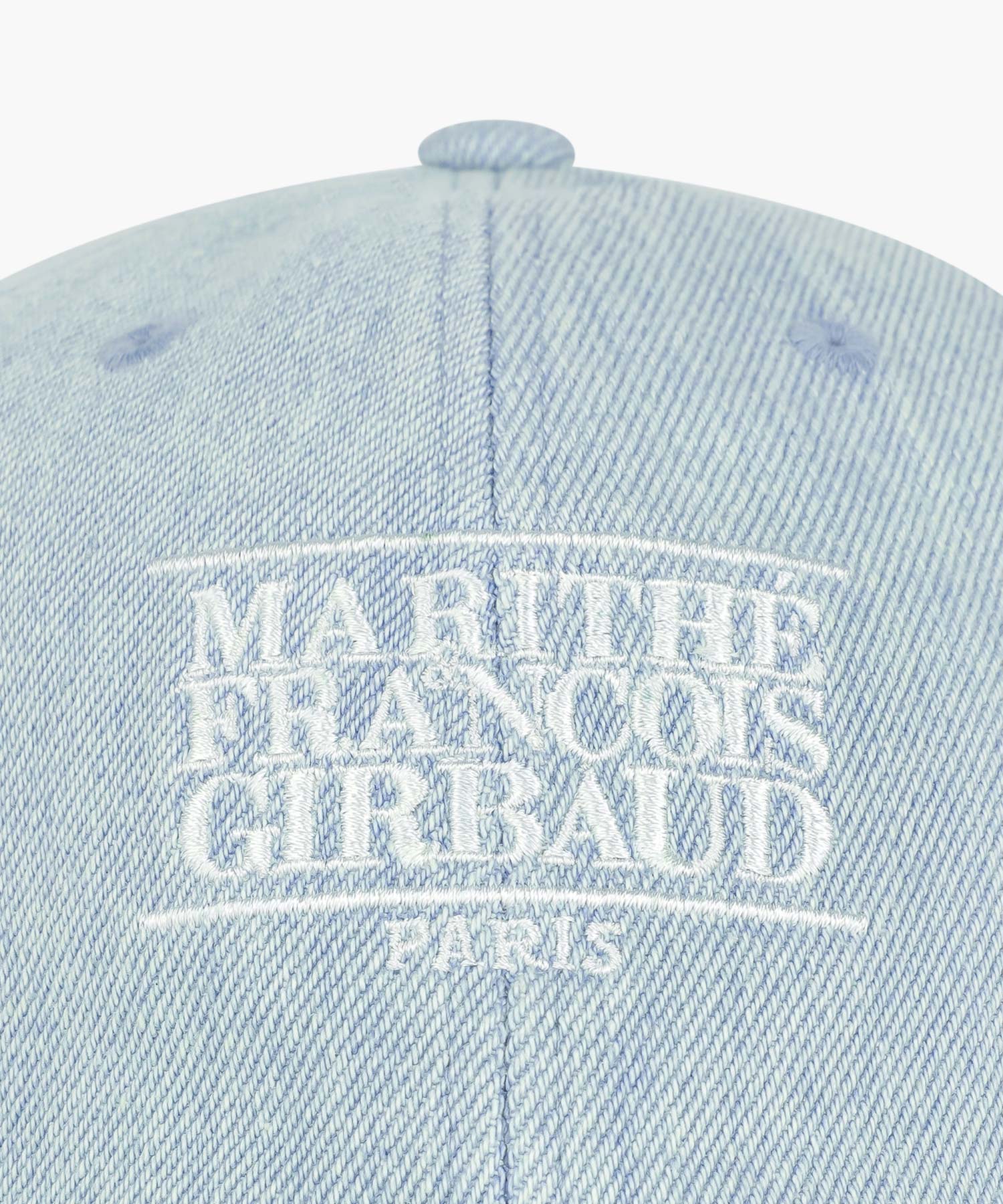 Marithe & Francois Girbaud - Denim Washing Small Classic Logo Covered Cap (Light Blue) product image 3 | TRAB K-Fashion Australia