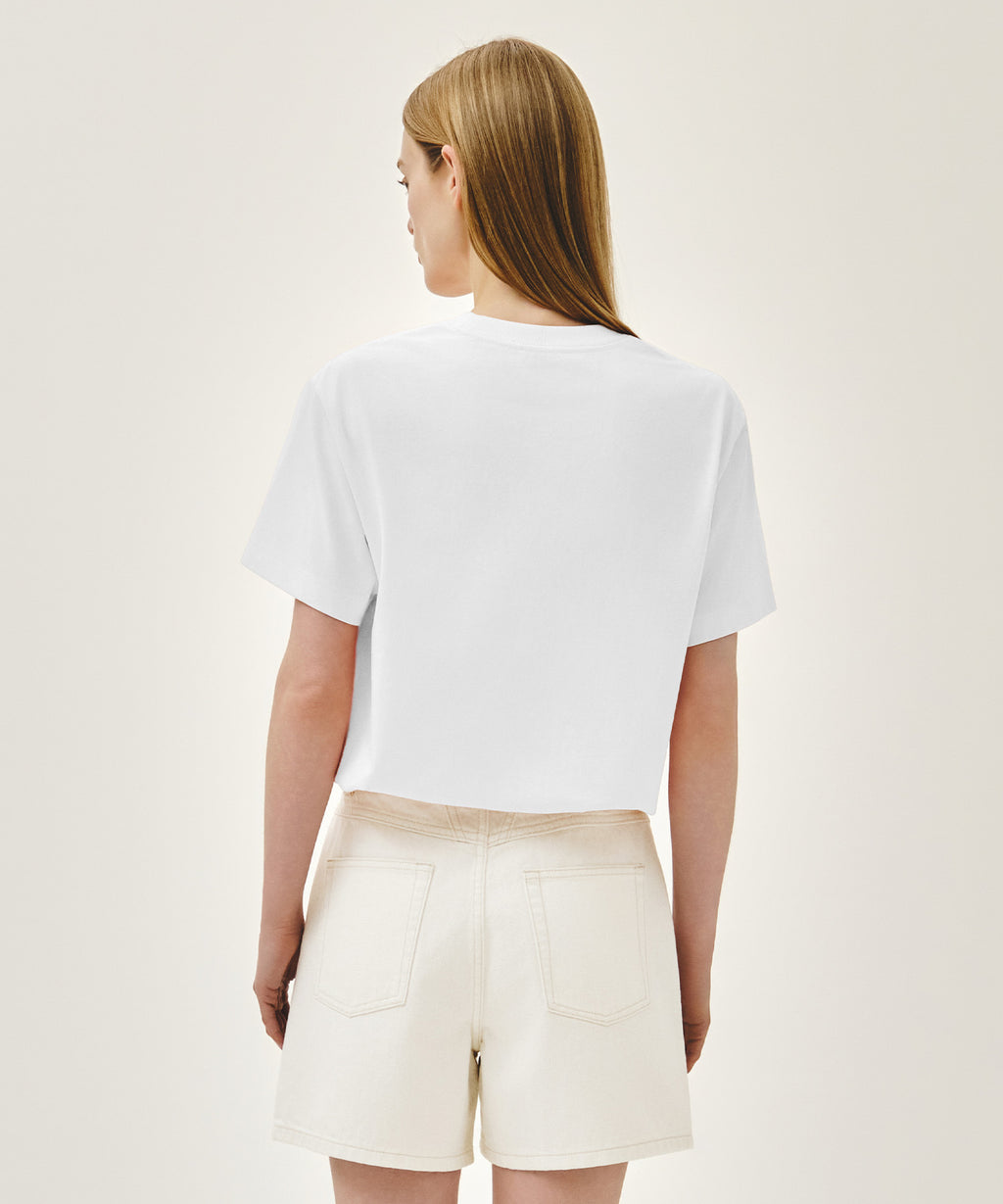 Marithe & Francois Girbaud - Aerocool Small Classic Logo Tee (White) product image 3 | TRAB K-Fashion Australia