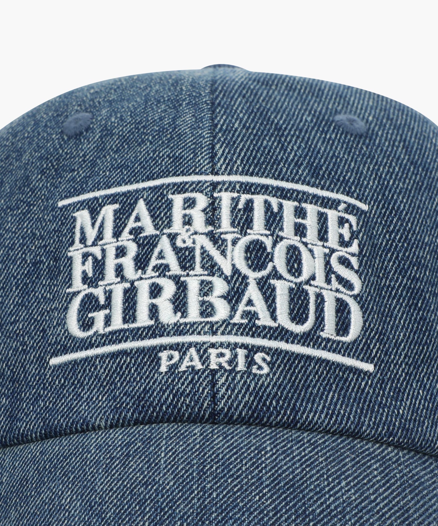 Marithe & Francois Girbaud - Denim Washing Classic Logo Covered Cap (Blue) product image 3 | TRAB K-Fashion Australia