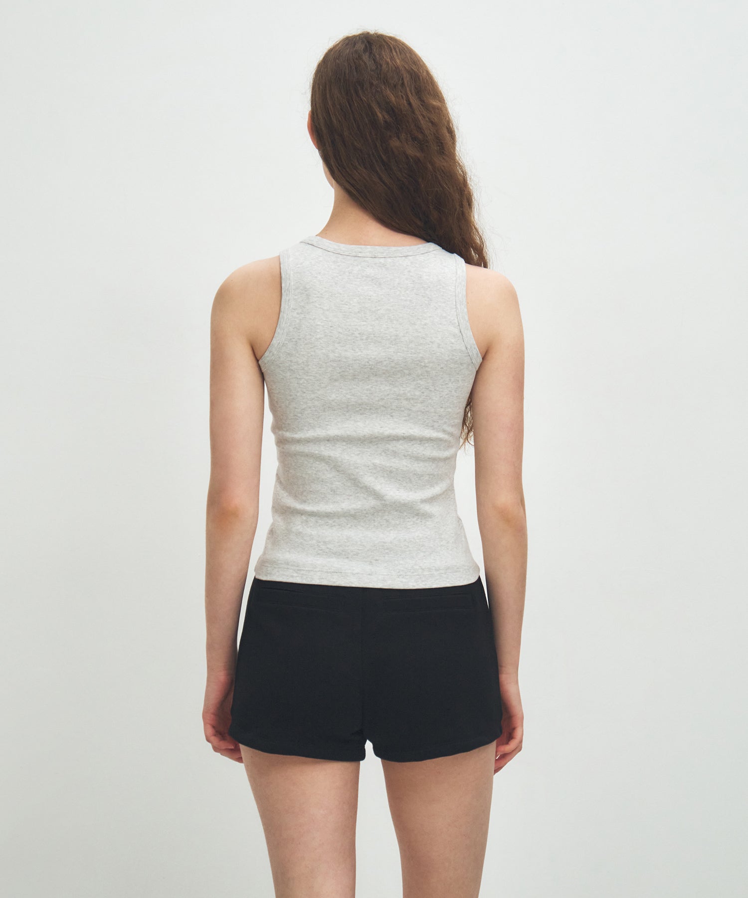 Marithe & Francois Girbaud - Basic Sleeveless (Light Heather Gray) product image 3 | TRAB K-Fashion Australia