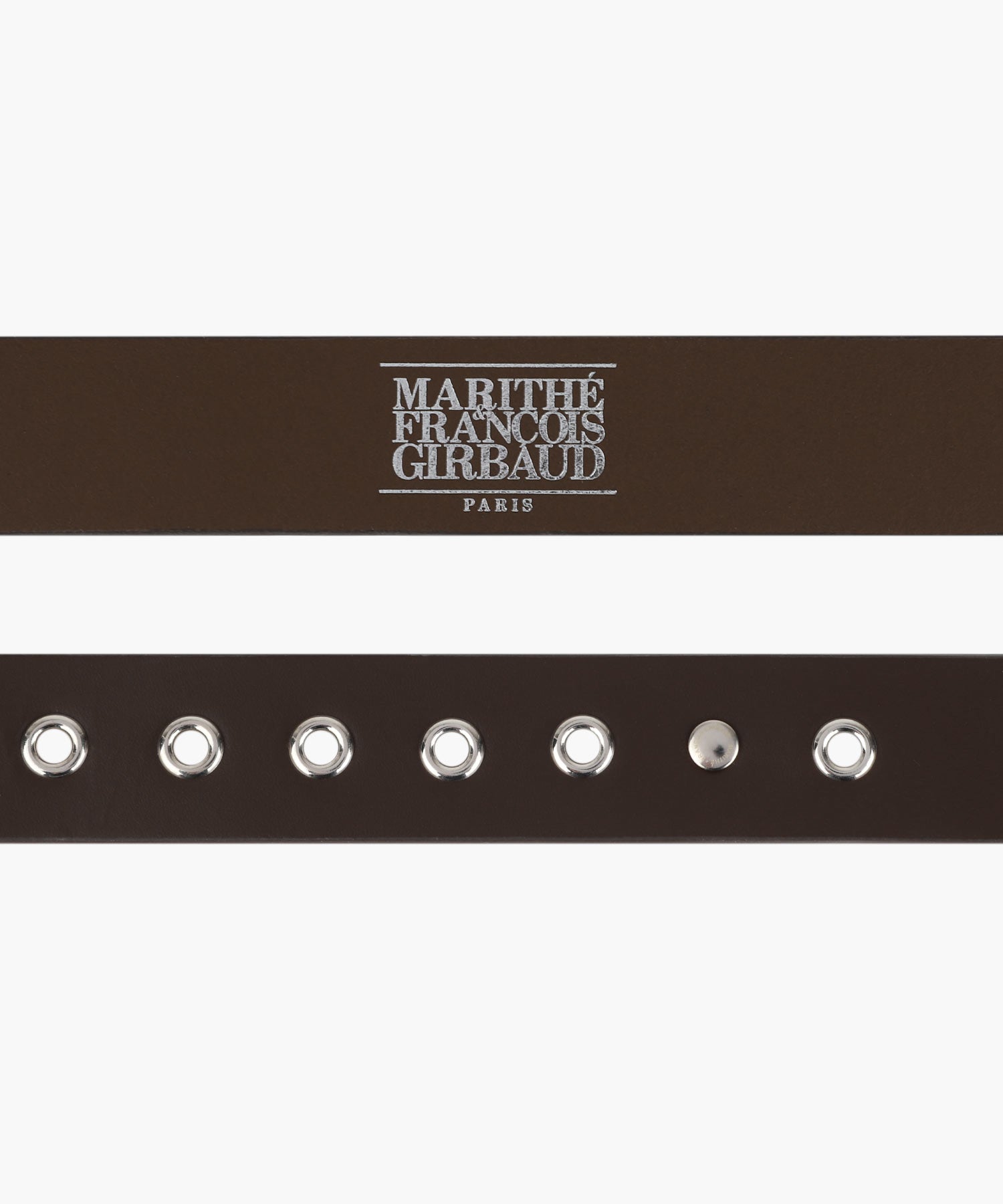Marithe & Francois Girbaud - Eyelet Buckle Belt (Brown) product image 3 | TRAB K-Fashion Australia