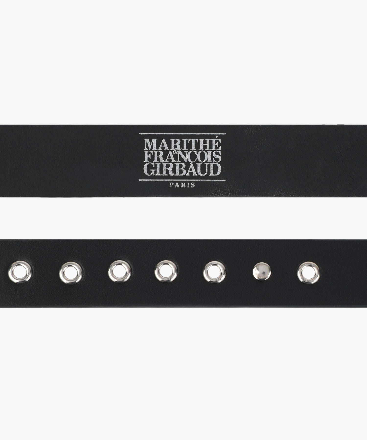 Marithe & Francois Girbaud - Eyelet Buckle Belt (Black) product image 3 | TRAB K-Fashion Australia