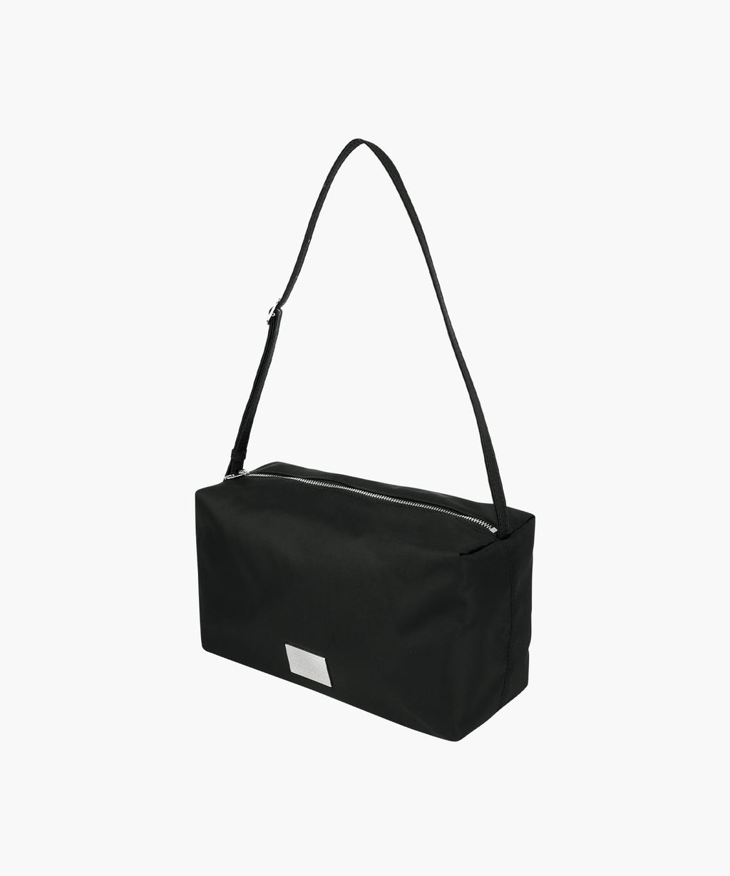 Marithe & Francois Girbaud - Classic Logo Nylon Box Bag (Black) product image 3 | TRAB K-Fashion Australia