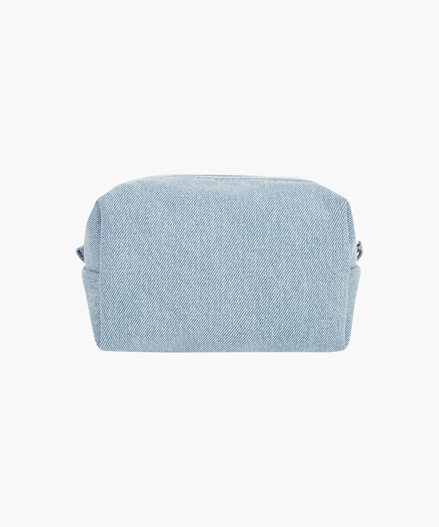 Marithe & Francois Girbaud - Classic Logo Denim Pouch (Light Blue) product image 3 | TRAB K-Fashion Australia