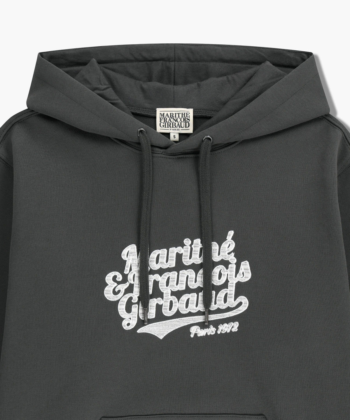 Marithe & Francois Girbaud - Vintage Logo Hoodie (brushed) (Charcoal) product image 3 | TRAB K-Fashion Australia
