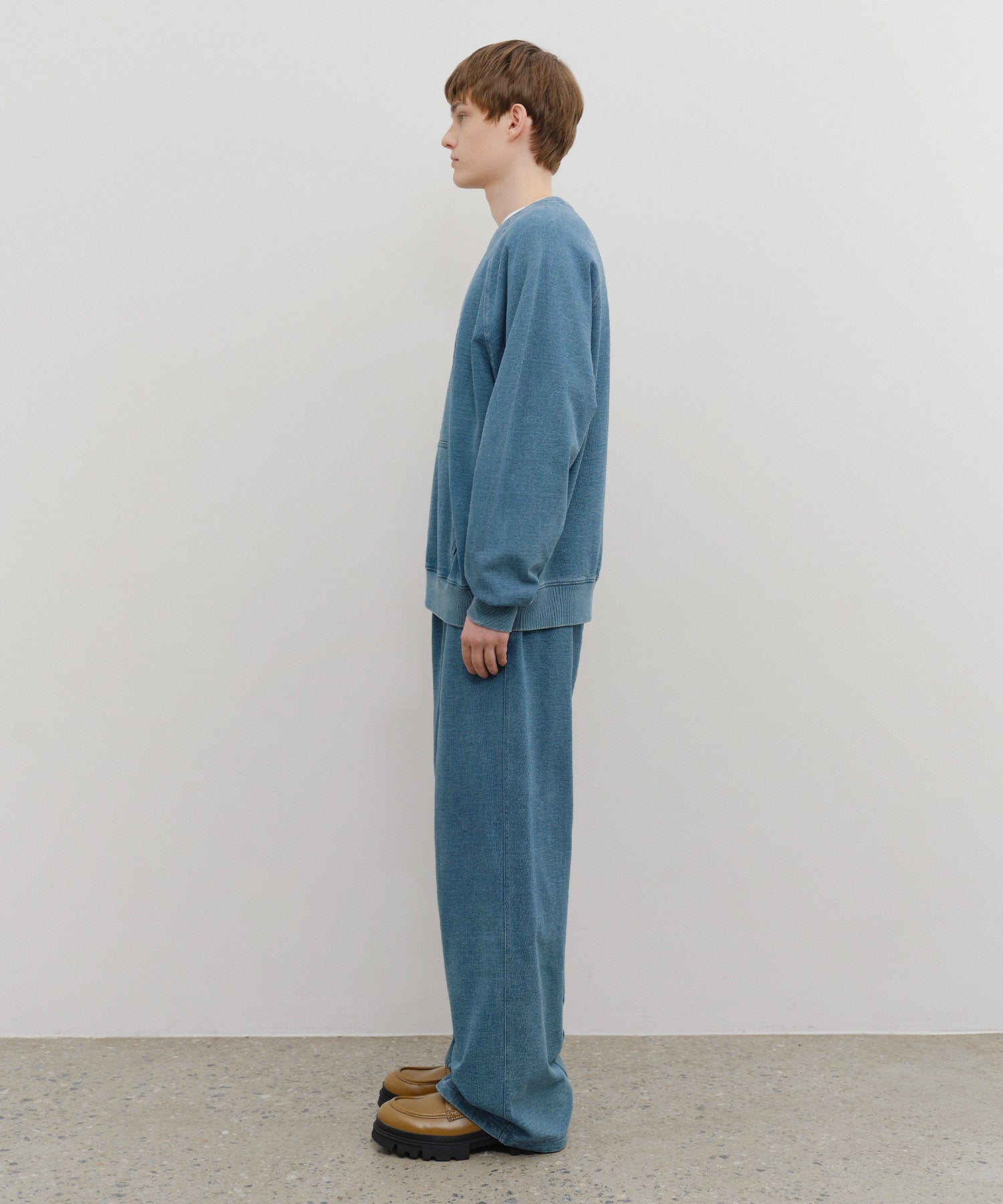 Marithe & Francois Girbaud - Garment Dyed Sweat Pants (Blue) product image 3 | TRAB K-Fashion Australia