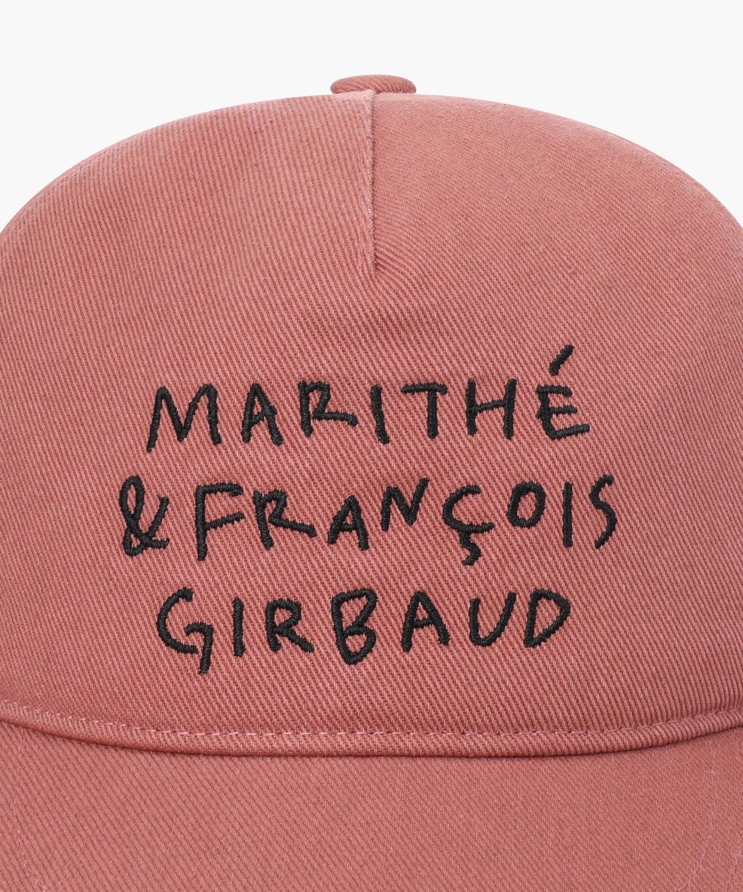 Marithe & Francois Girbaud - Doodle Typo 5panel Covered Cap (Dark Pink) product image 3 | TRAB K-Fashion Australia