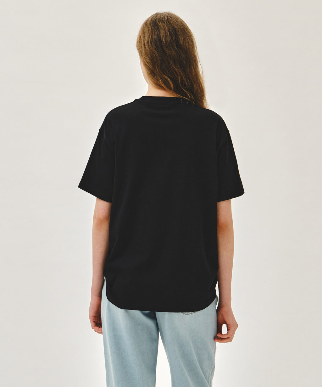 Marithe & Francois Girbaud - Doodle Classic Logo Pocket Tee (Black) product image 3 | TRAB K-Fashion Australia