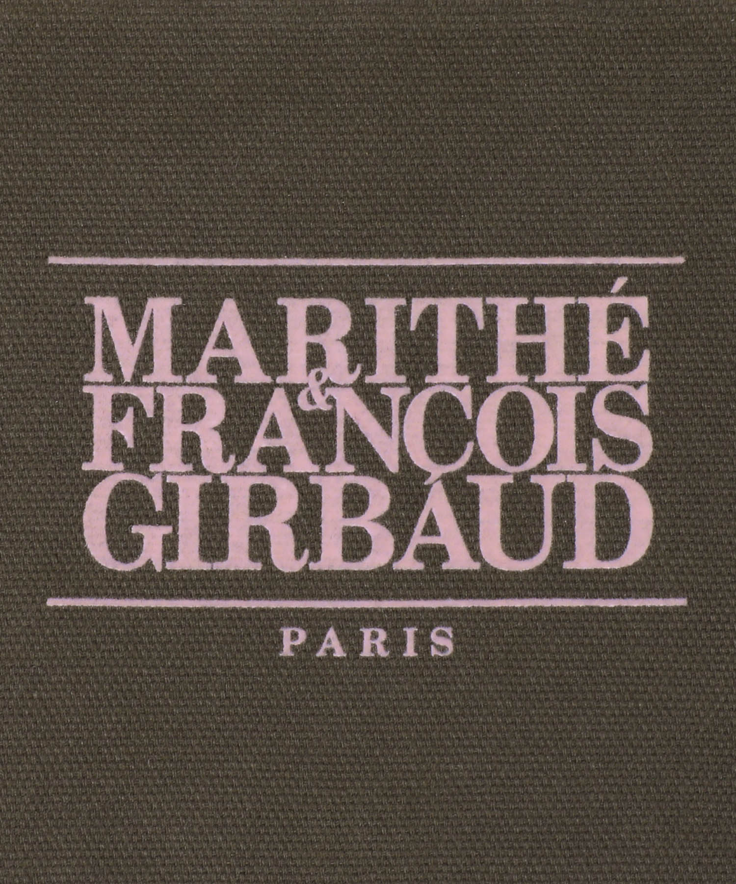 Marithe & Francois Girbaud - Classic Logo Color Cotton Pouch (Brown) product image 3 | TRAB K-Fashion Australia