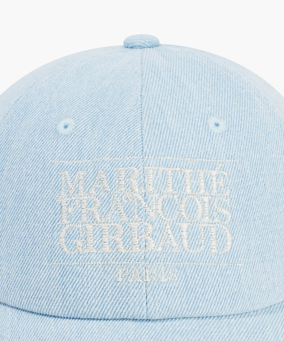Marithe & Francois Girbaud - Small Classic Logo Washing Cap (Light Blue) product image 3 | TRAB K-Fashion Australia