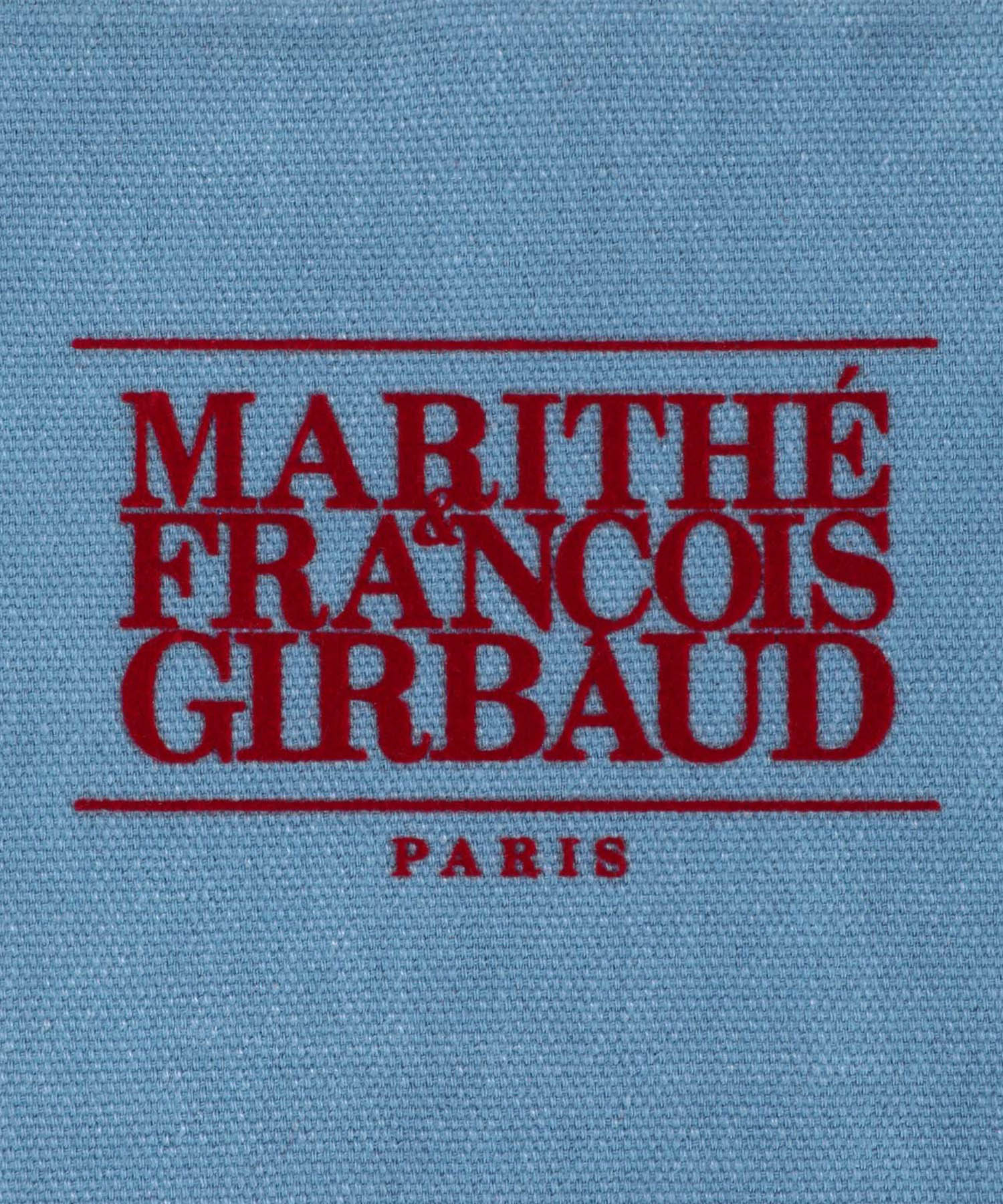 Marithe & Francois Girbaud - Classic Logo Color Cotton Pouch (Light Blue) product image 3 | TRAB K-Fashion Australia