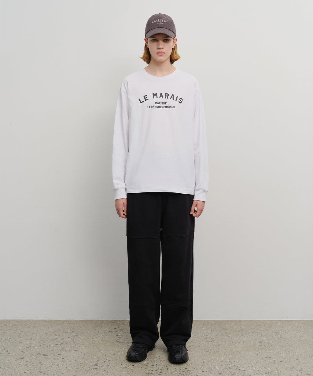 Marithe & Francois Girbaud - Classic Logo Sweat Pants (Black) product image 3 | TRAB K-Fashion Australia