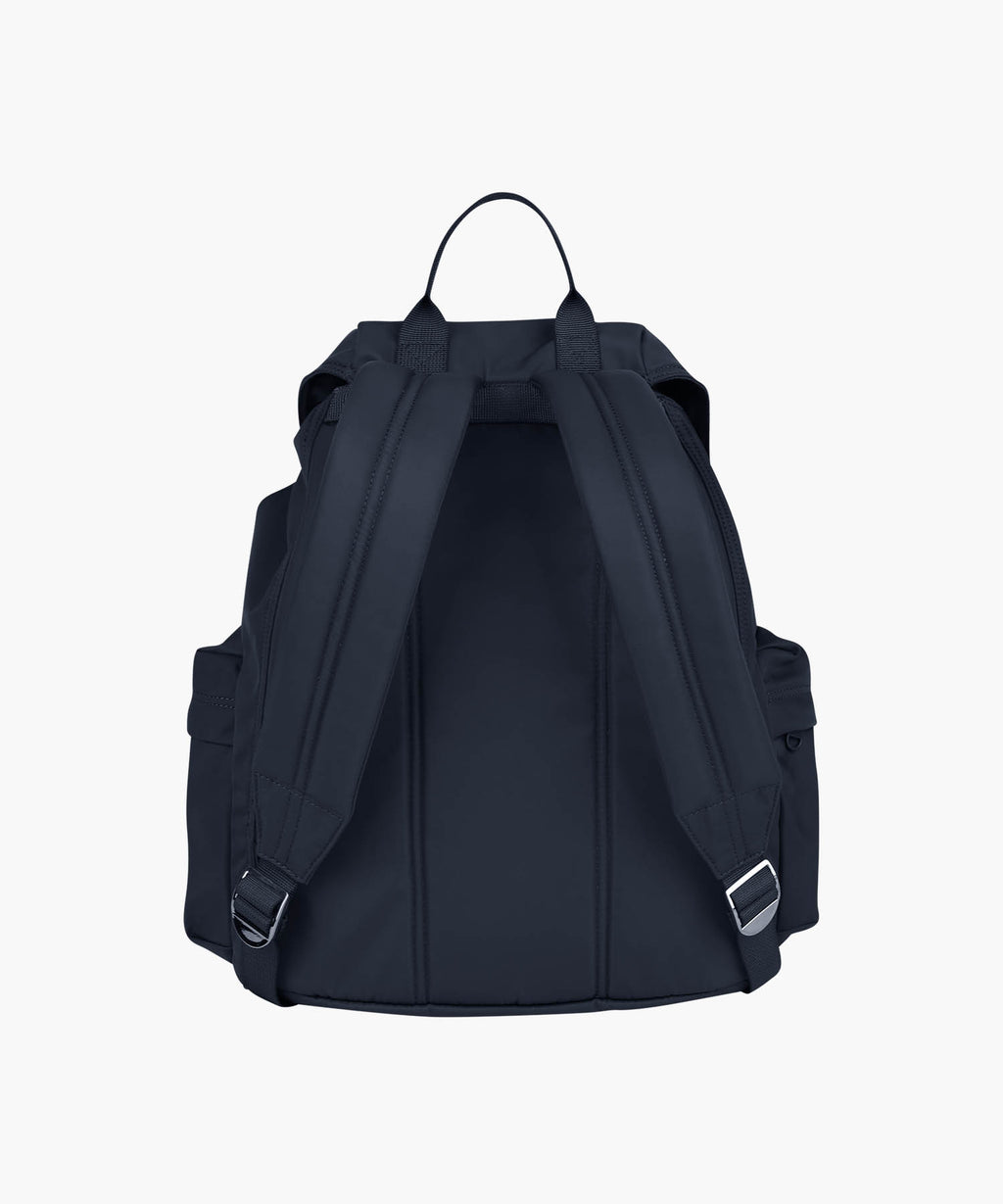 Marithe & Francois Girbaud - Classic Logo Metal Buckle Backpack (Navy) product image 3 | TRAB K-Fashion Australia