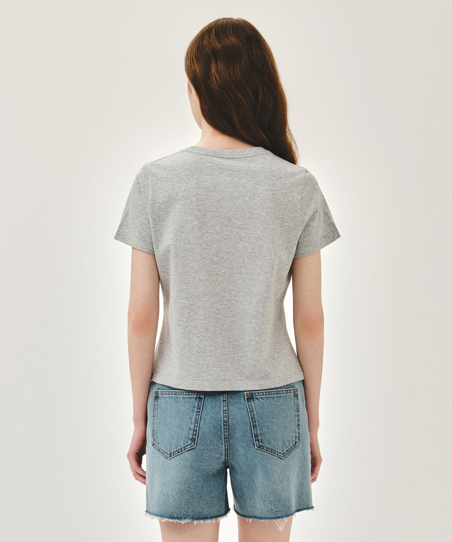 Marithe & Francois Girbaud - French Fruit Shop Graphic Tee (Heather Gray) product image 3 | TRAB K-Fashion Australia