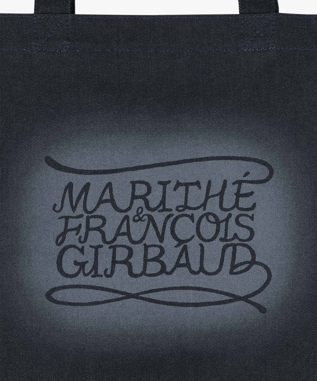 Marithe & Francois Girbaud - Drawing Classic Logo Denim Eco Bag (Dark Blue) product image 3 | TRAB K-Fashion Australia