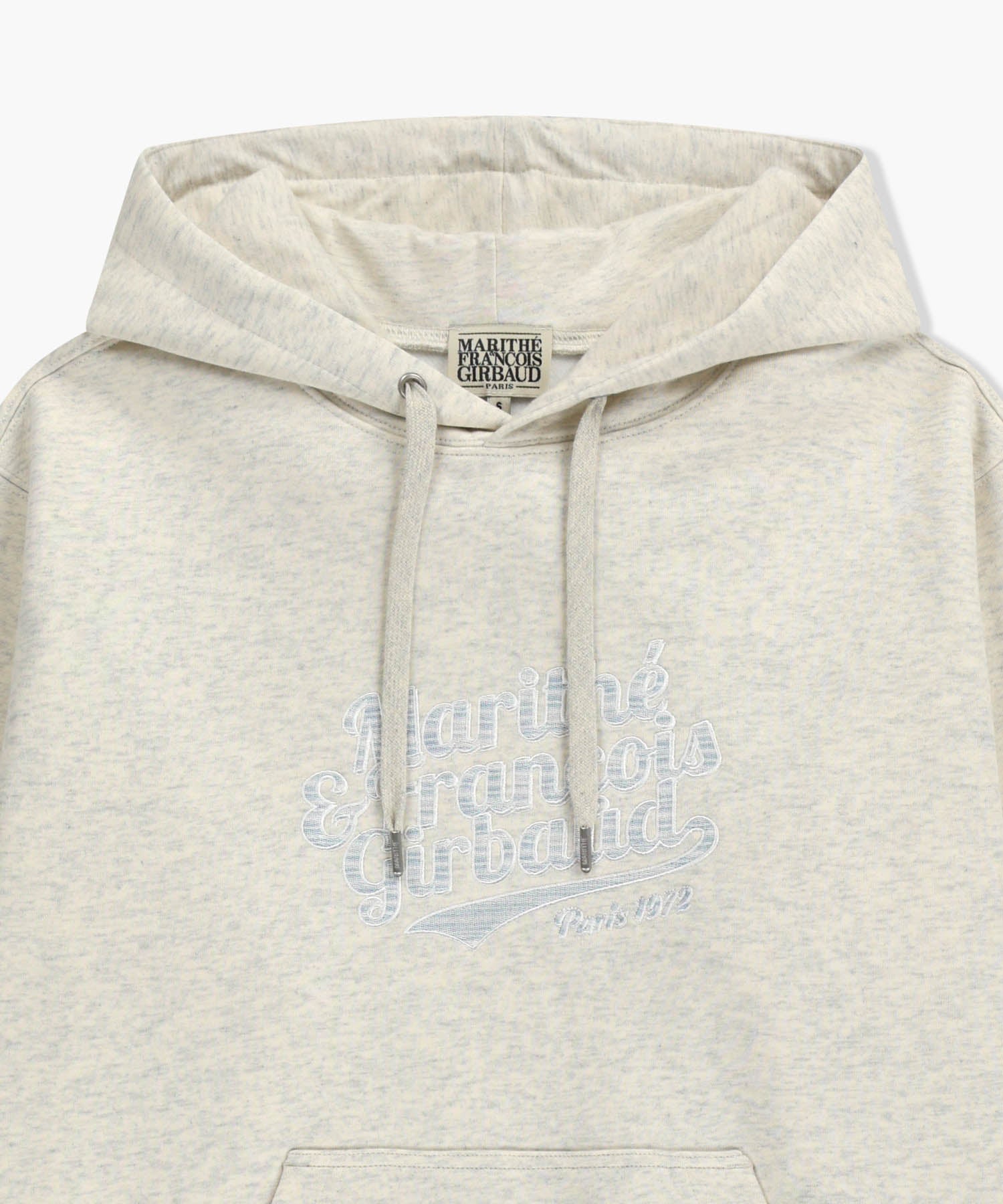 Marithe & Francois Girbaud - Vintage Logo Hoodie (brushed) (Oatmeal) product image 3 | TRAB K-Fashion Australia