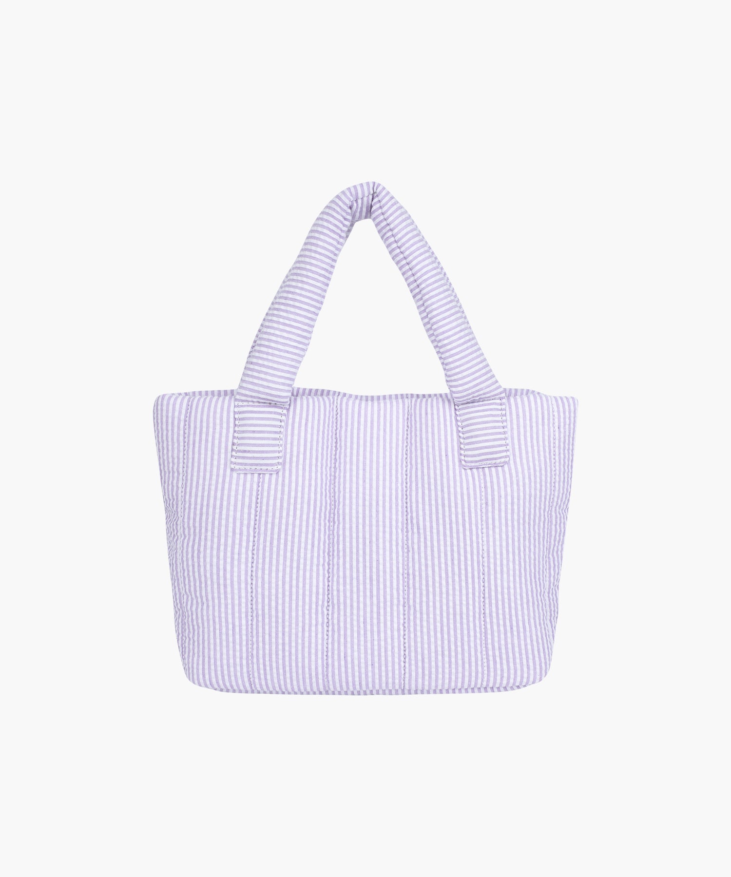 Marithe & Francois Girbaud - Classic Logo Seersucker Padding Bag (Purple) product image 3 | TRAB K-Fashion Australia