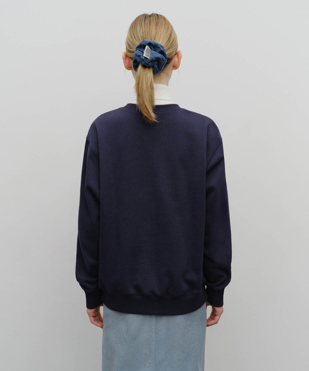 Marithe & Francois Girbaud - Bouquet Graphic Sweatshirt (Navy) product image 3 | TRAB K-Fashion Australia