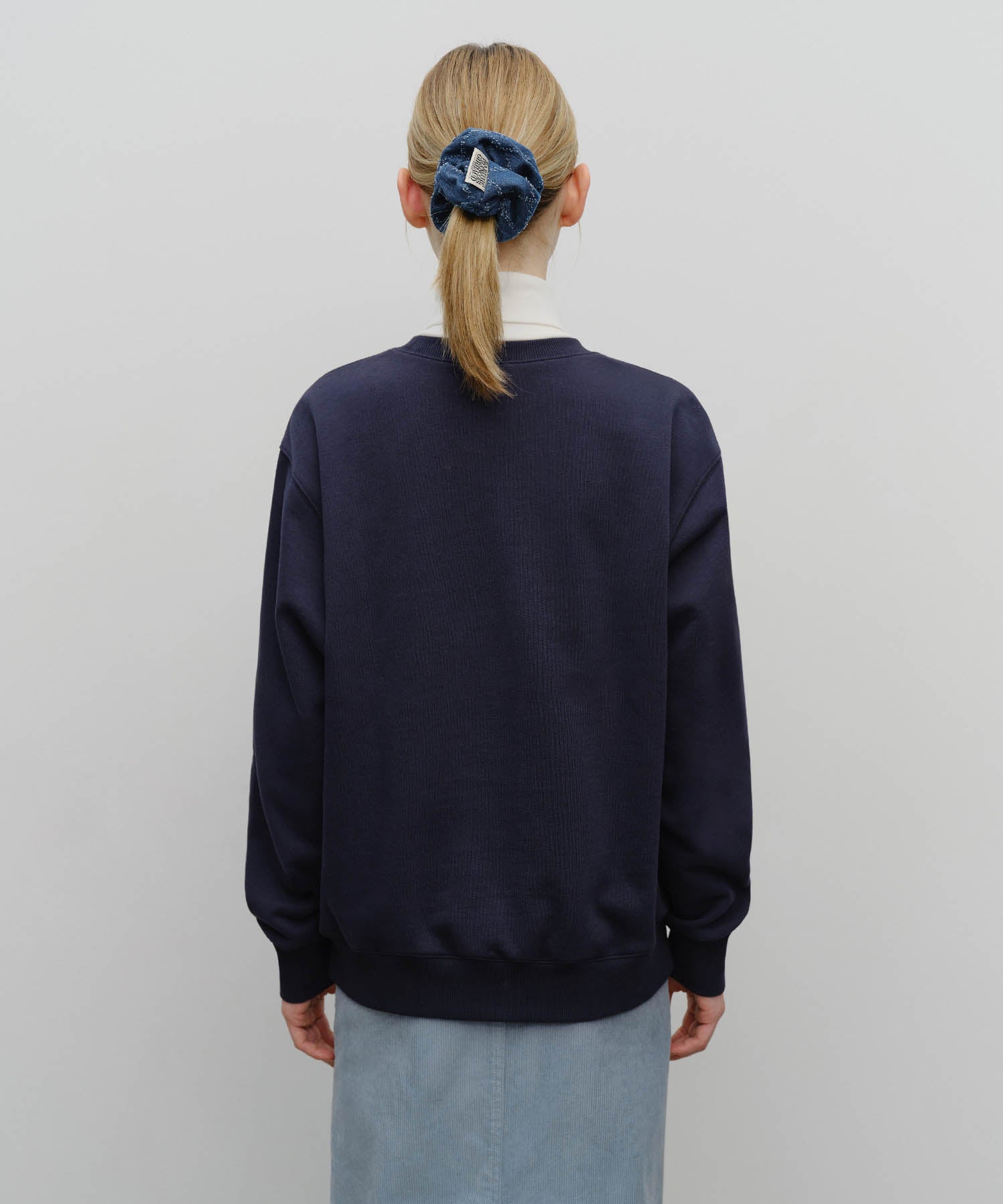 Marithe & Francois Girbaud - Bouquet Graphic Sweatshirt (Navy) product image 3 | TRAB K-Fashion Australia