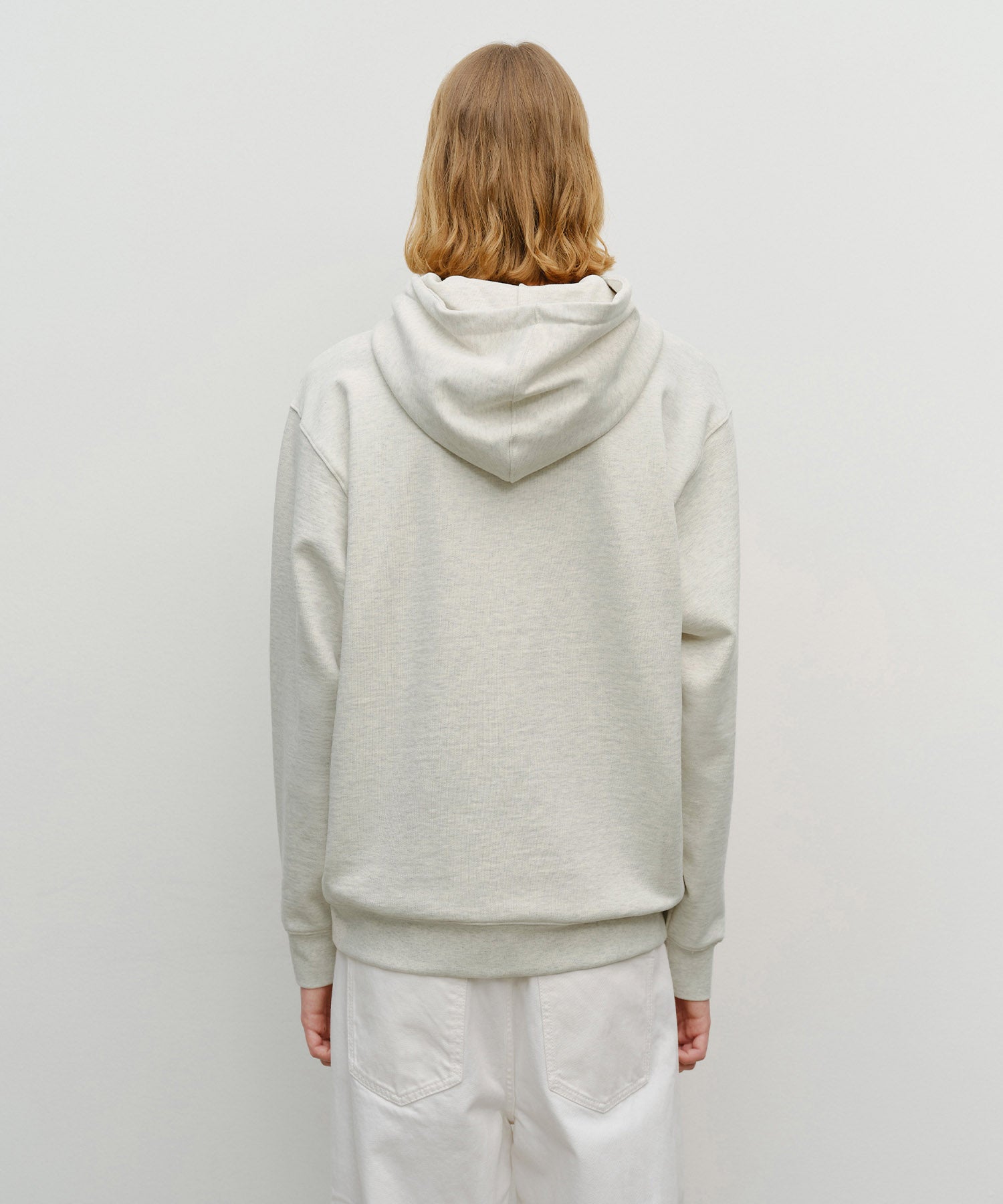 Marithe & Francois Girbaud - Classic Logo Hoodie (Oatmeal) product image 3 | TRAB K-Fashion Australia