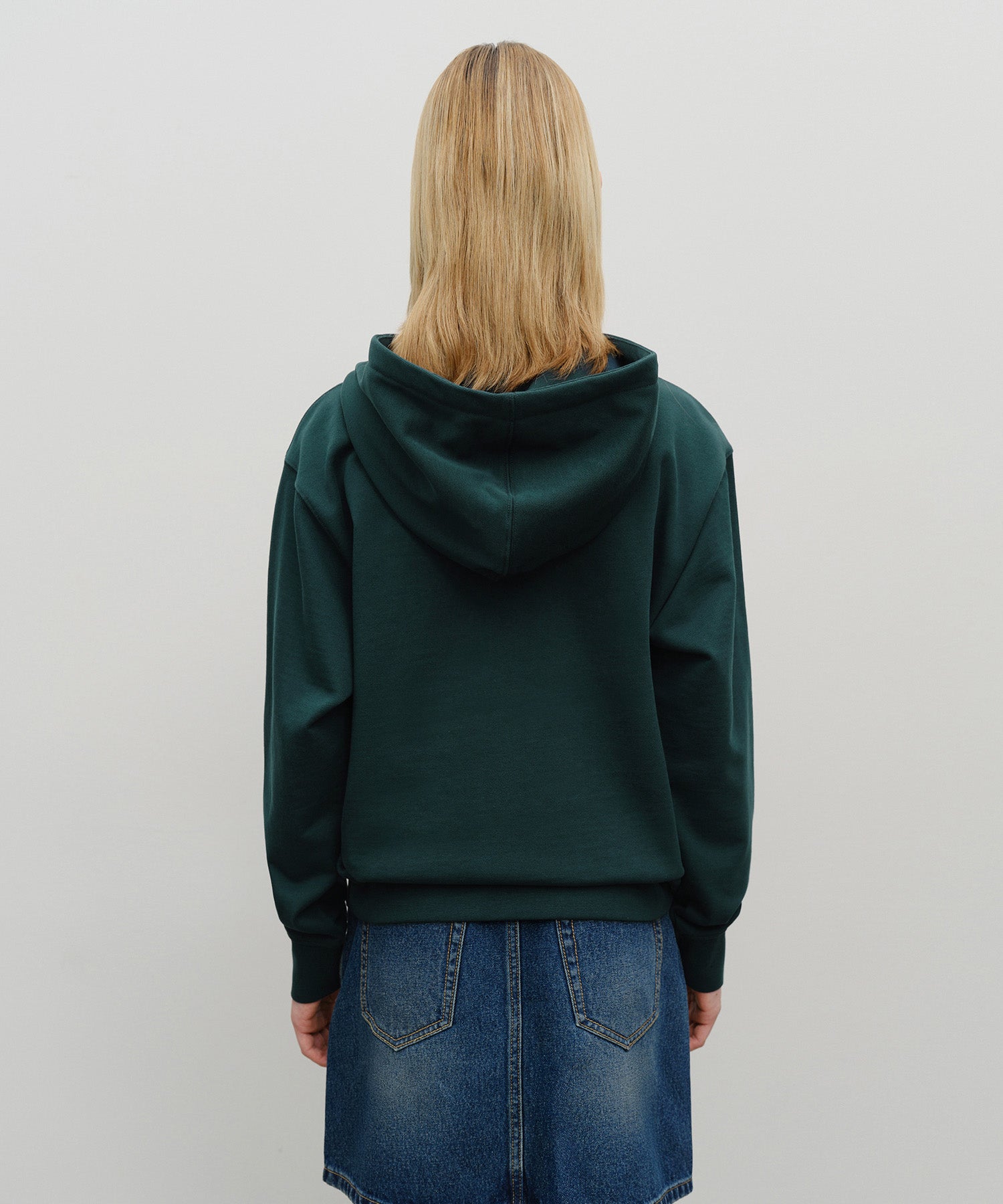 Marithe & Francois Girbaud - Classic Logo Hoodie (Dark Teal) product image 3 | TRAB K-Fashion Australia