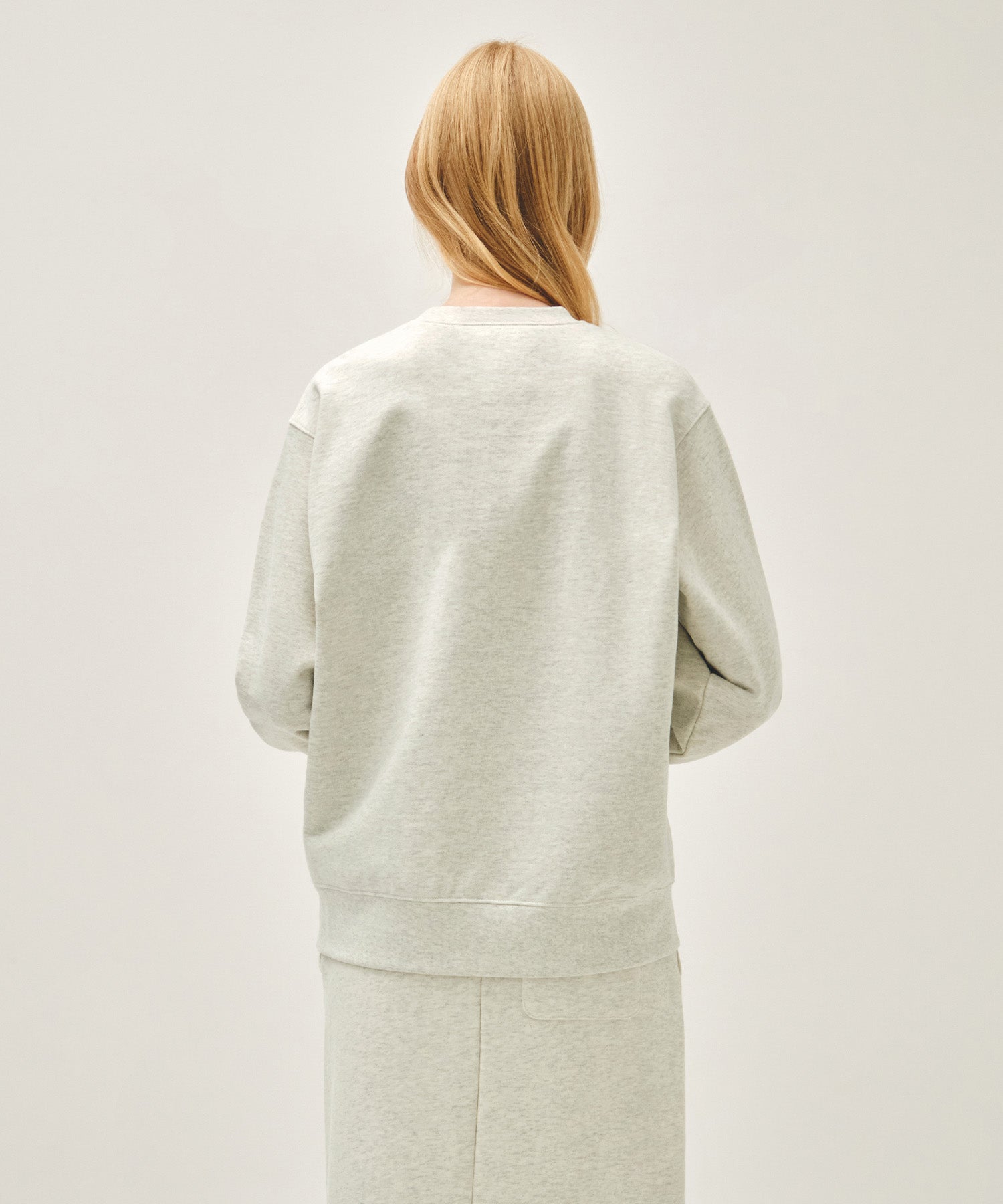 Marithe & Francois Girbaud - Embo Classic Logo Sweatshirt (Oatmeal) product image 3 | TRAB K-Fashion Australia