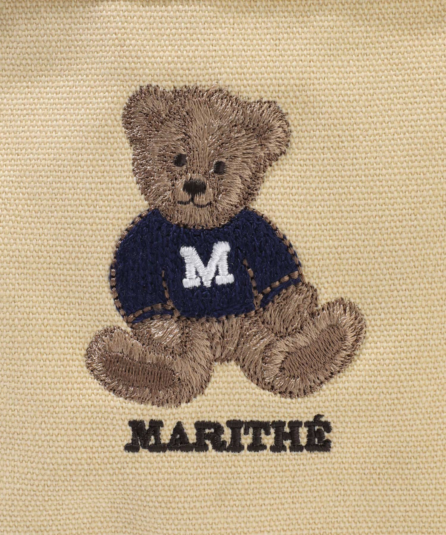 Marithe & Francois Girbaud - Doodle Bear Pouch (Beige) product image 3 | TRAB K-Fashion Australia