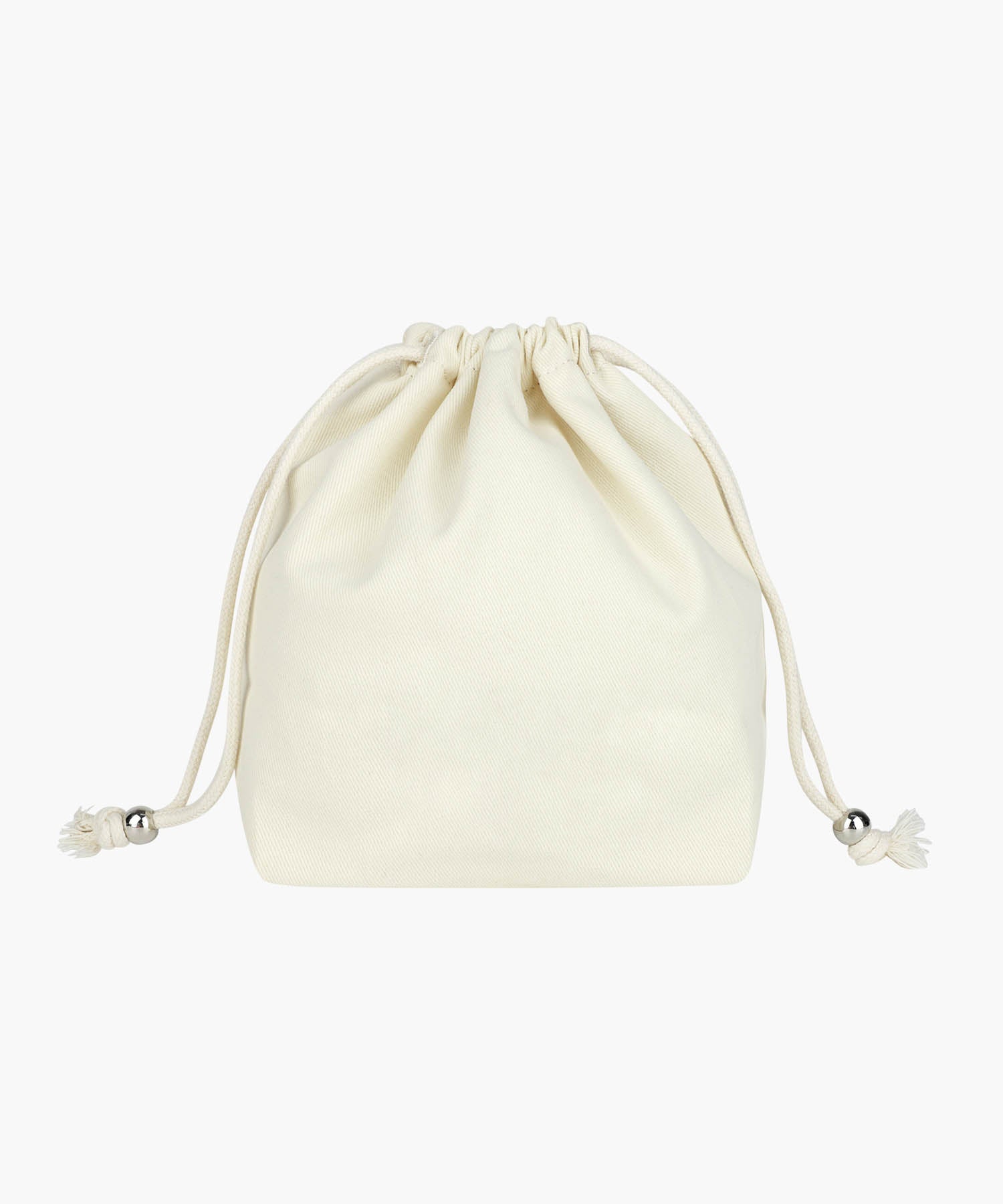 Marithe & Francois Girbaud - Flower Classic Logo String Pouch (Ivory) product image 3 | TRAB K-Fashion Australia