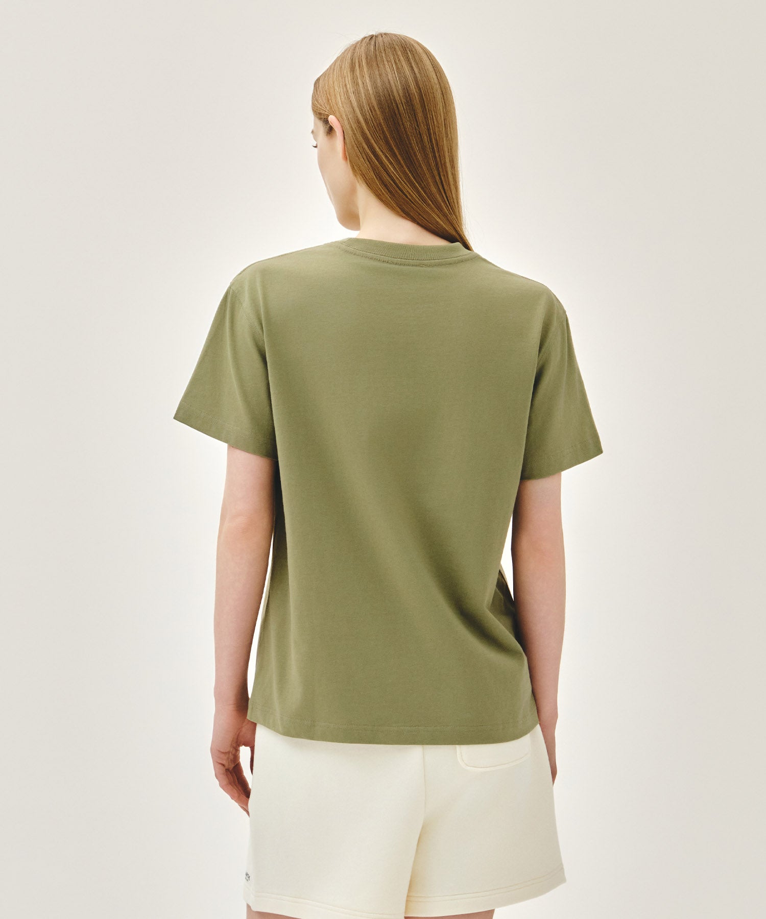 Marithe & Francois Girbaud - Small Regular Logo Tee (Khaki) product image 3 | TRAB K-Fashion Australia
