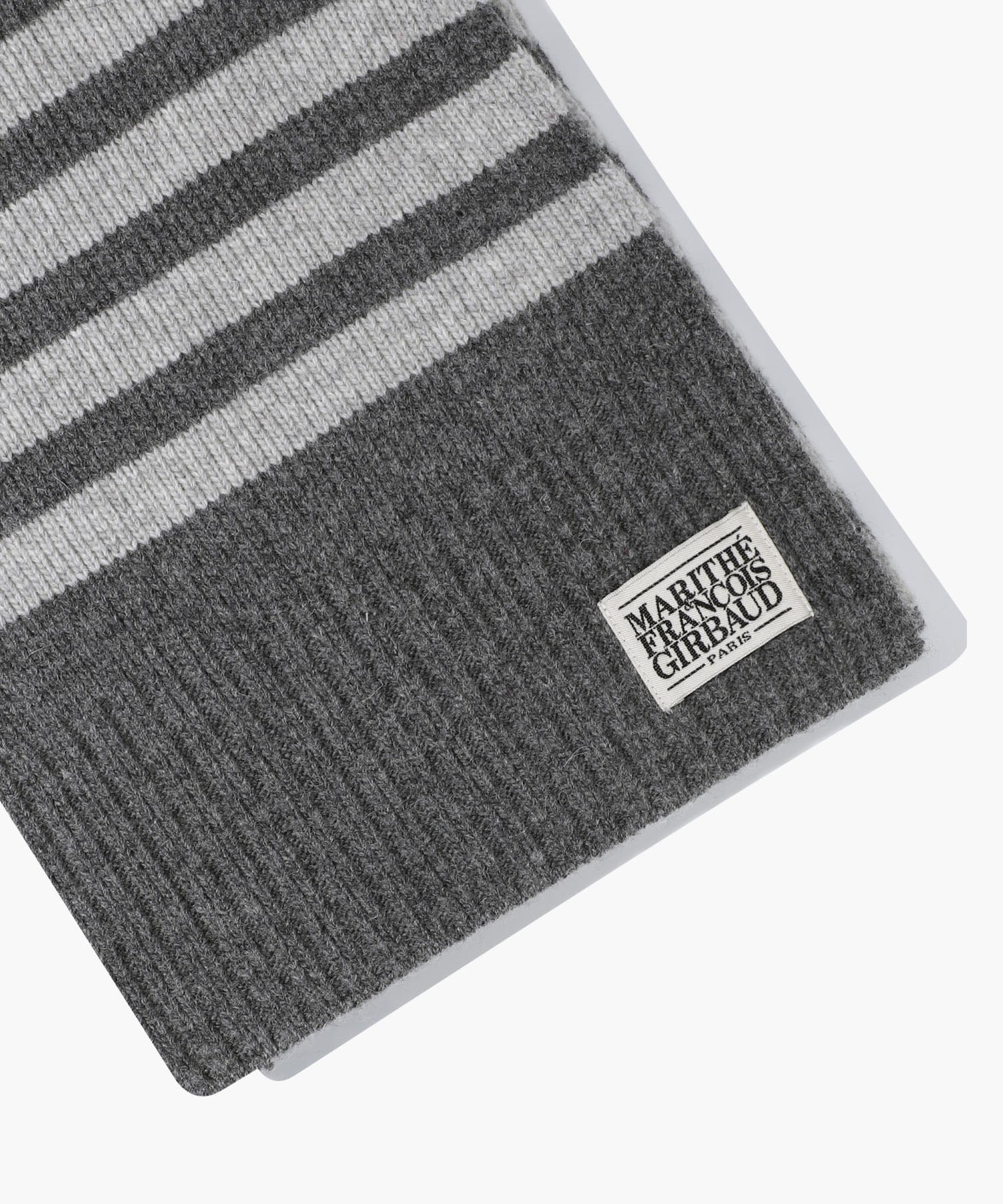 Marithe & Francois Girbaud - Classic Logo Muffler (Melange Gray) product image 3 | TRAB K-Fashion Australia