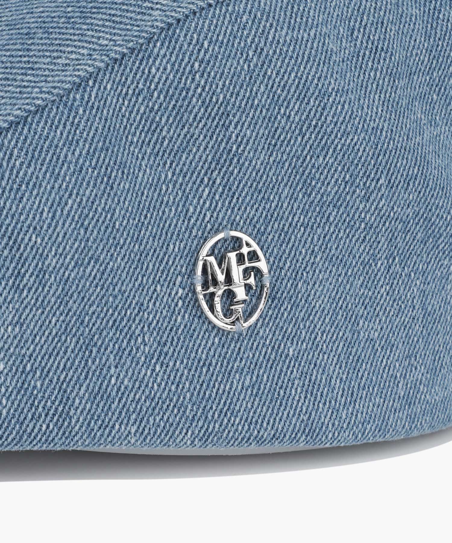 Marithe & Francois Girbaud - Circle Logo Hunting Cap (Blue) product image 3 | TRAB K-Fashion Australia