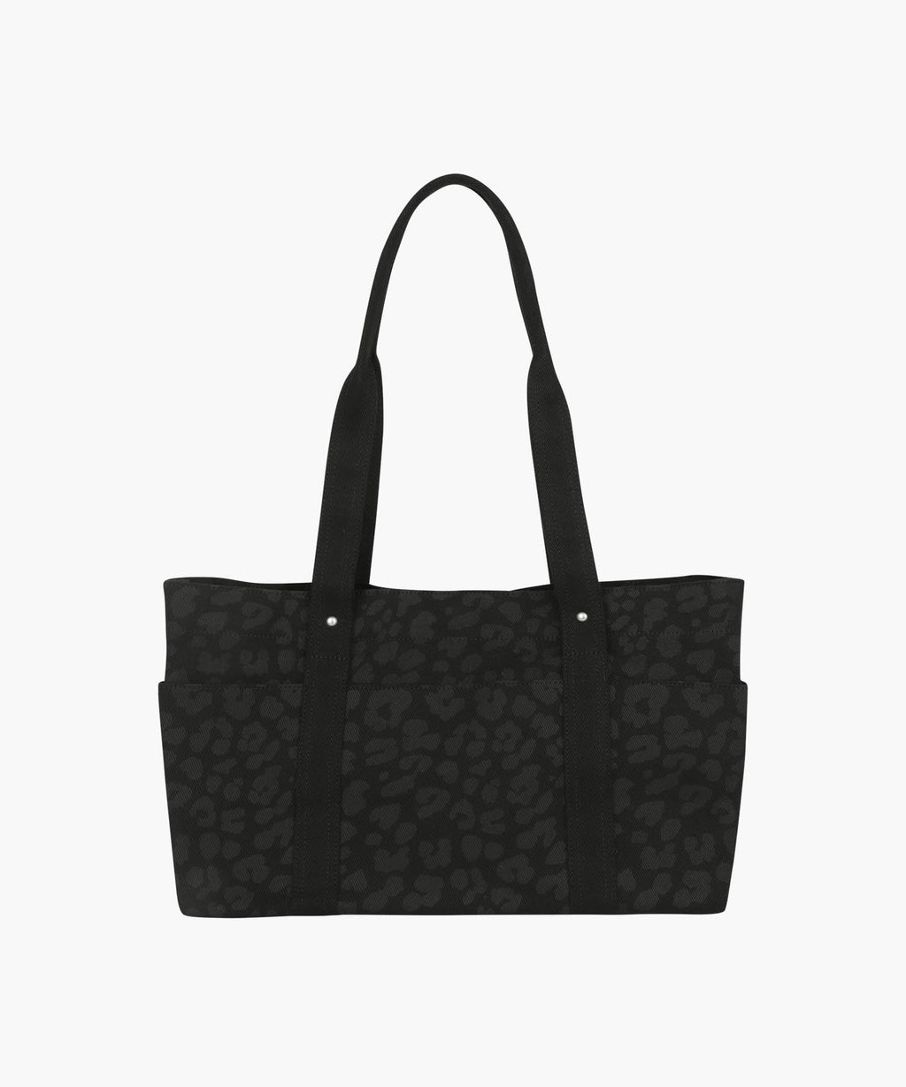 Marithe & Francois Girbaud - Classic Logo Pattern Canvas Shoulder Bag (Black) product image 3 | TRAB K-Fashion Australia