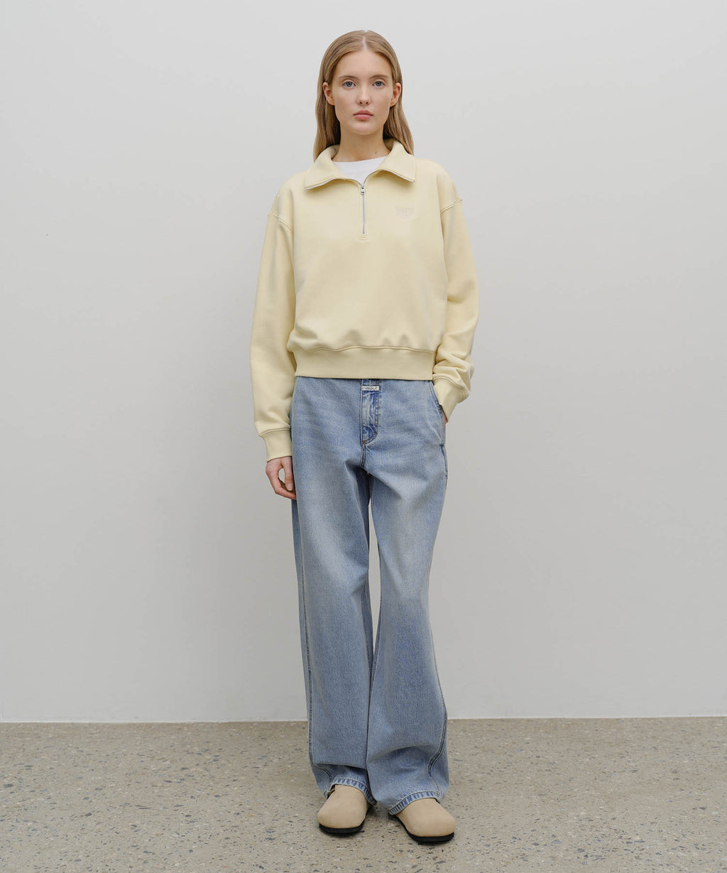 Marithe & Francois Girbaud - Wide Balloon Fit Denim Pants (Light Blue) product image 3 | TRAB K-Fashion Australia