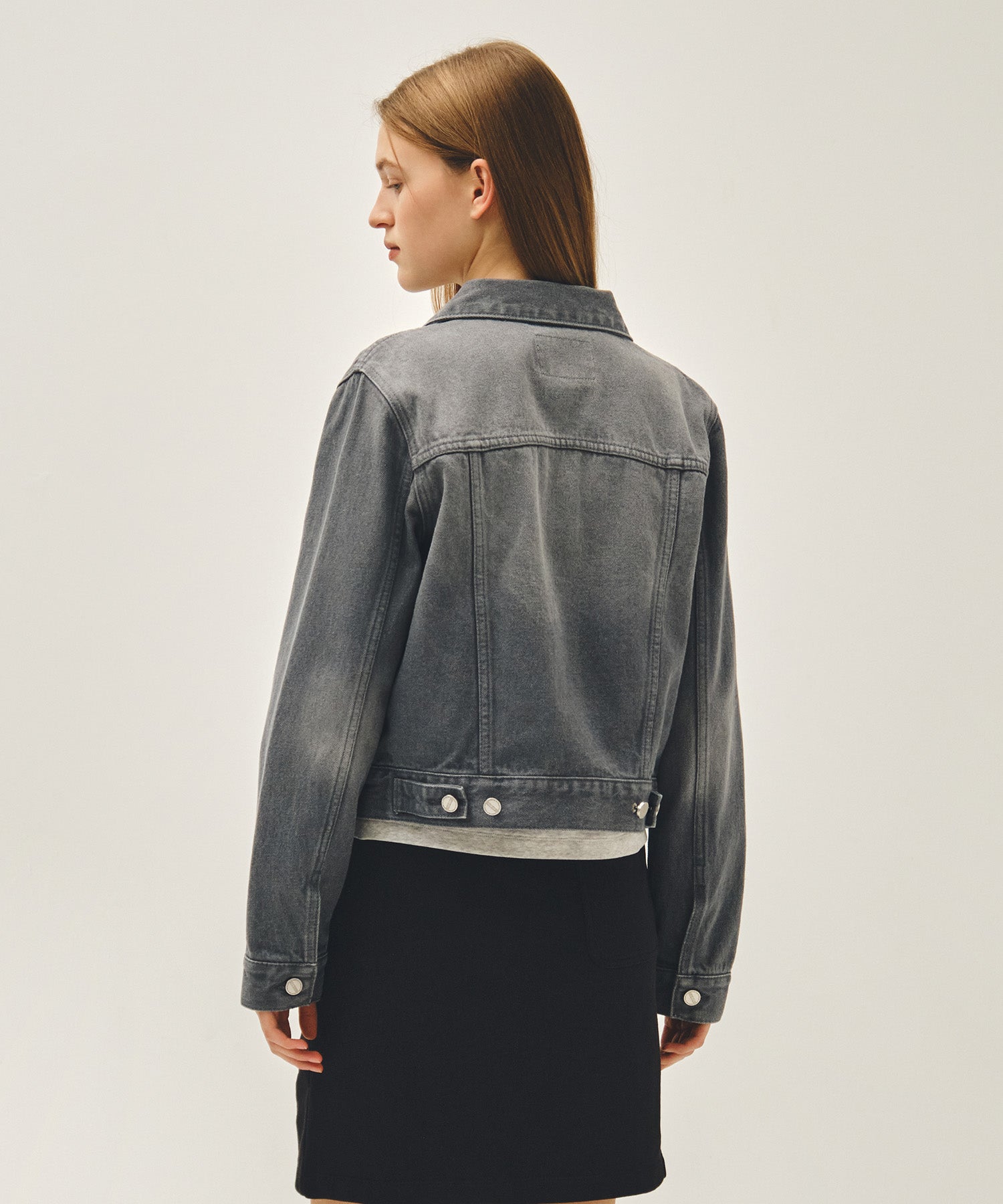 Marithe & Francois Girbaud - Denim Trucker Jacket (Gray) product image 3 | TRAB K-Fashion Australia