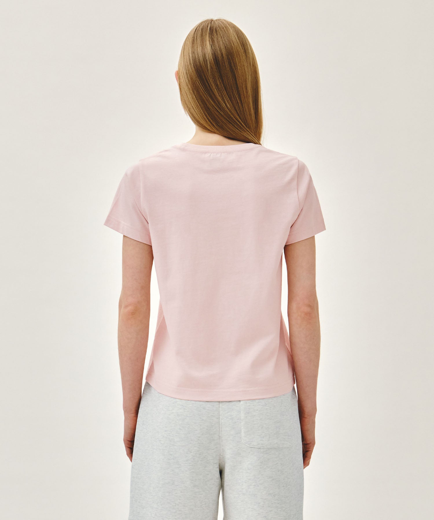 Marithe & Francois Girbaud - Classic Logo Tee (Light Pink) product image 3 | TRAB K-Fashion Australia