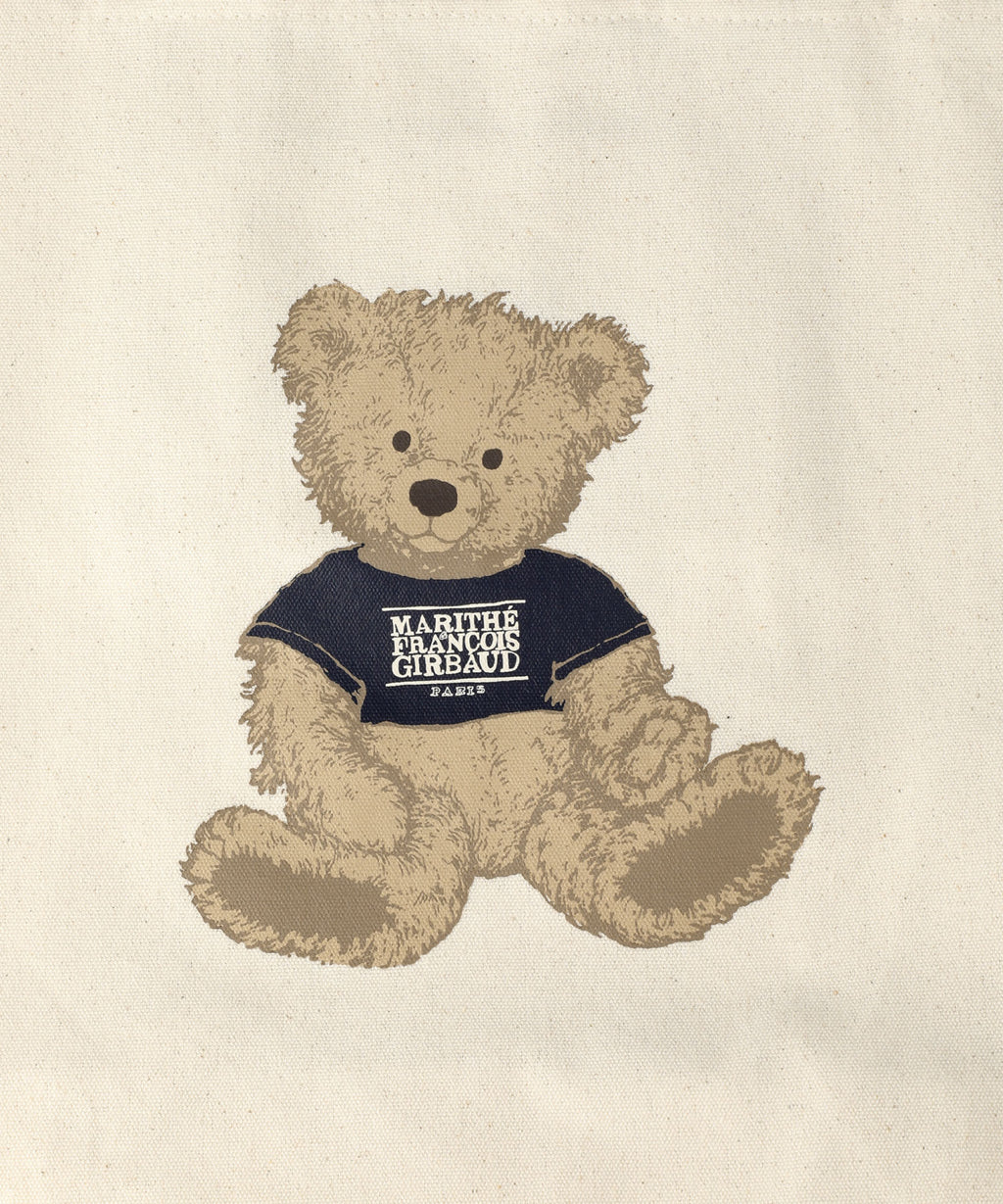 Marithe & Francois Girbaud - Doodle Bear Eco Bag (Natural) product image 3 | TRAB K-Fashion Australia