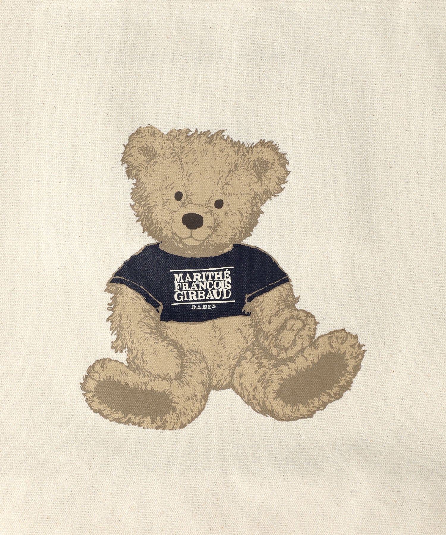 Marithe & Francois Girbaud - Doodle Bear Eco Bag (Natural) product image 3 | TRAB K-Fashion Australia