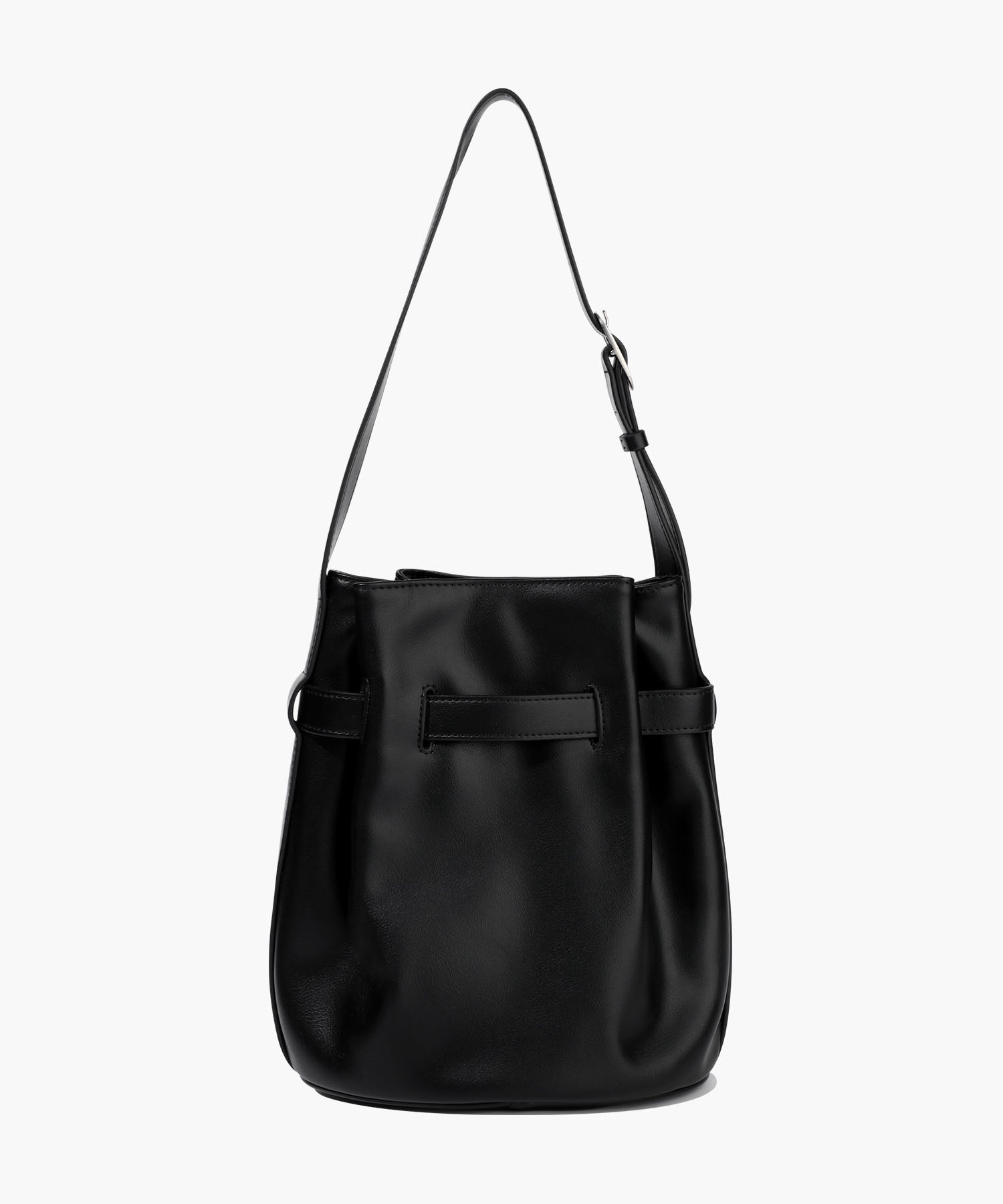 Marithe & Francois Girbaud - Buckle Strap Bucket Bag (Black) product image 3 | TRAB K-Fashion Australia